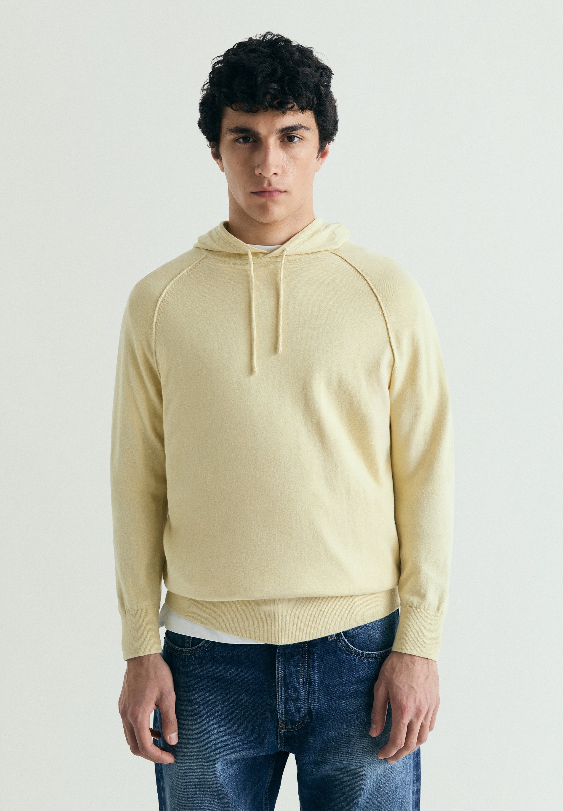 SWEATSHIRT COM CAPUZ TRICOT