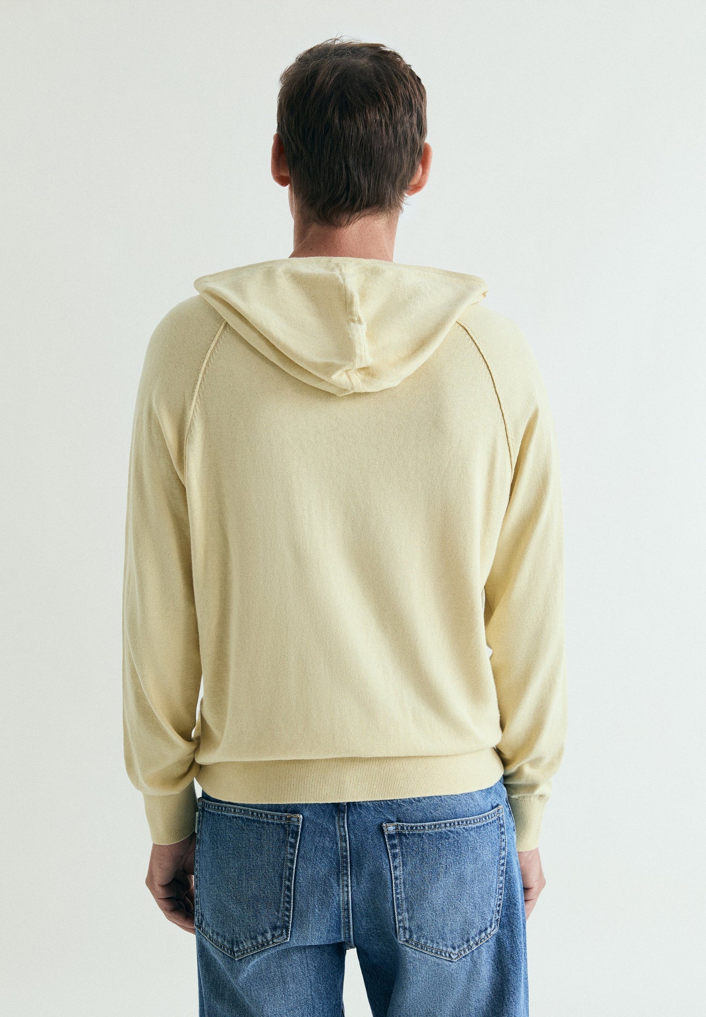SWEATSHIRT COM CAPUZ TRICOT