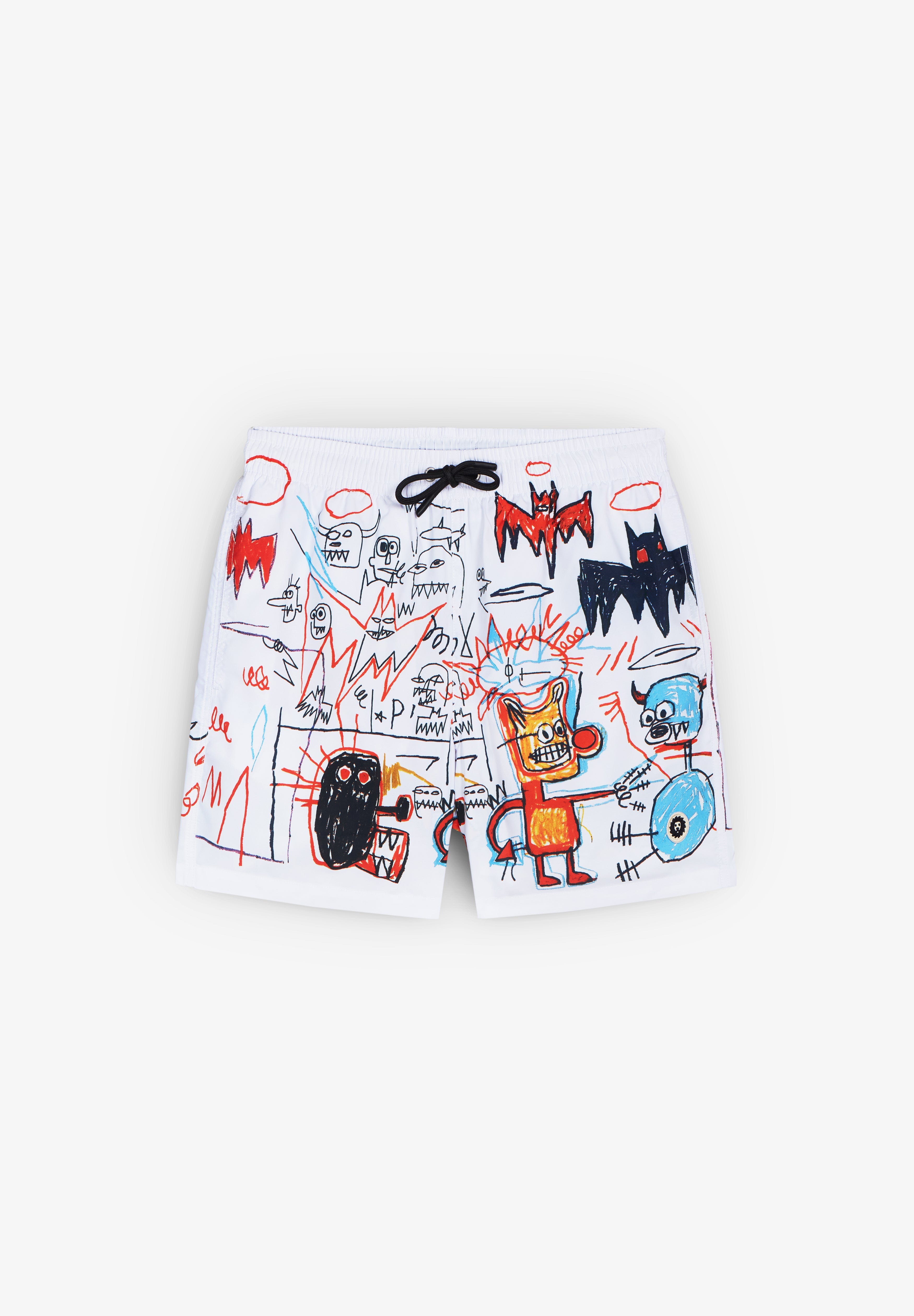 JIMMY LION | CALÇÕES DE BANHO BASQUIAT BATMAN