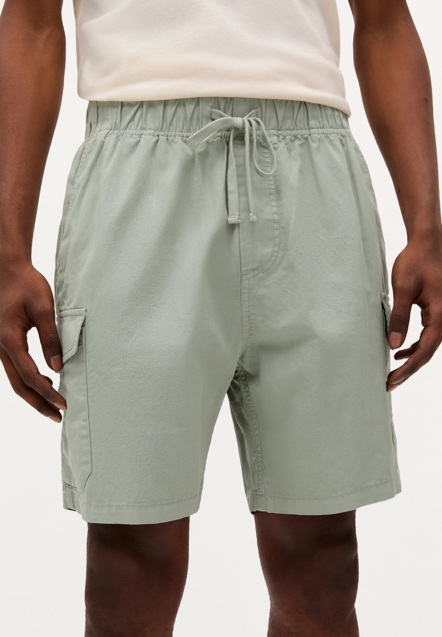 CALÇÕES BERMUDA CARGO LINHO