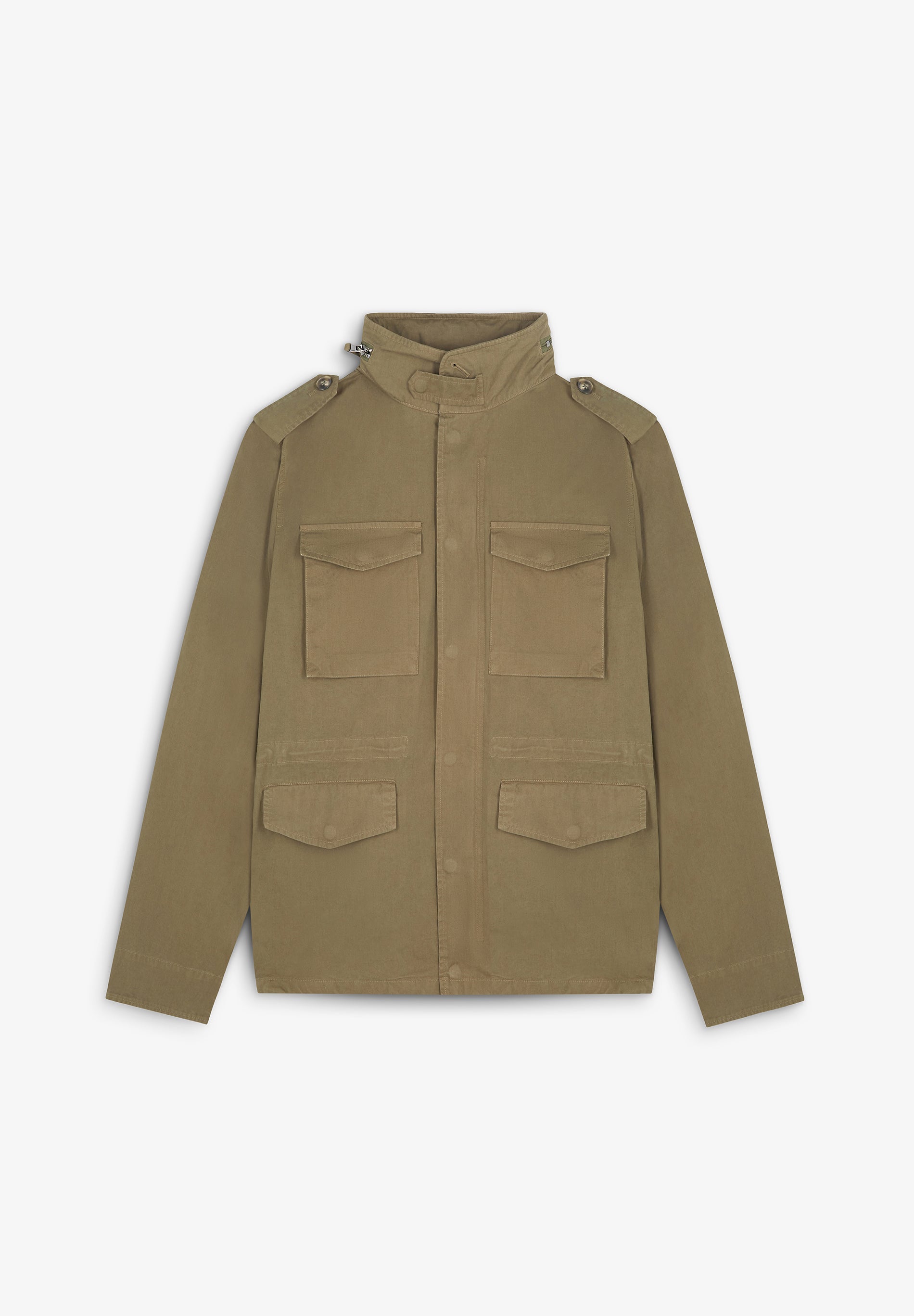 CARDIGAN MILITAR COM BOLSOS