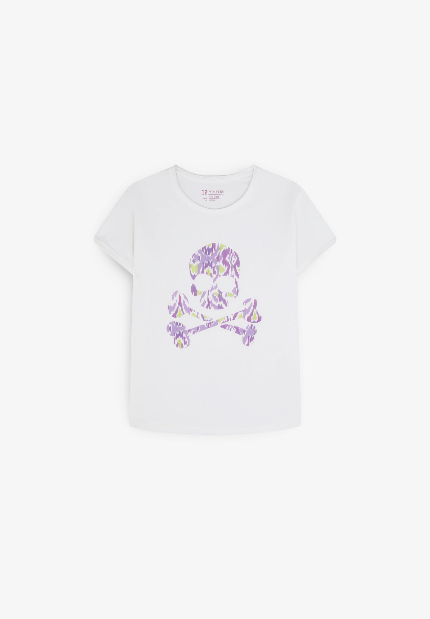 NEW IKAT SKULL TEE GIRLS