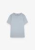 T-SHIRT COM SKULL BORDADA NO TOM