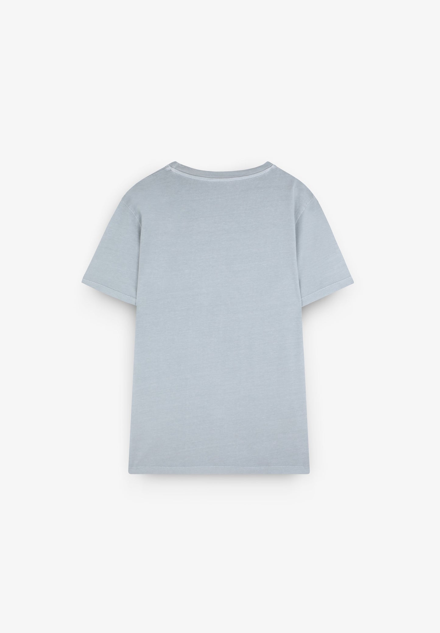 T-SHIRT COM SKULL BORDADA NO TOM