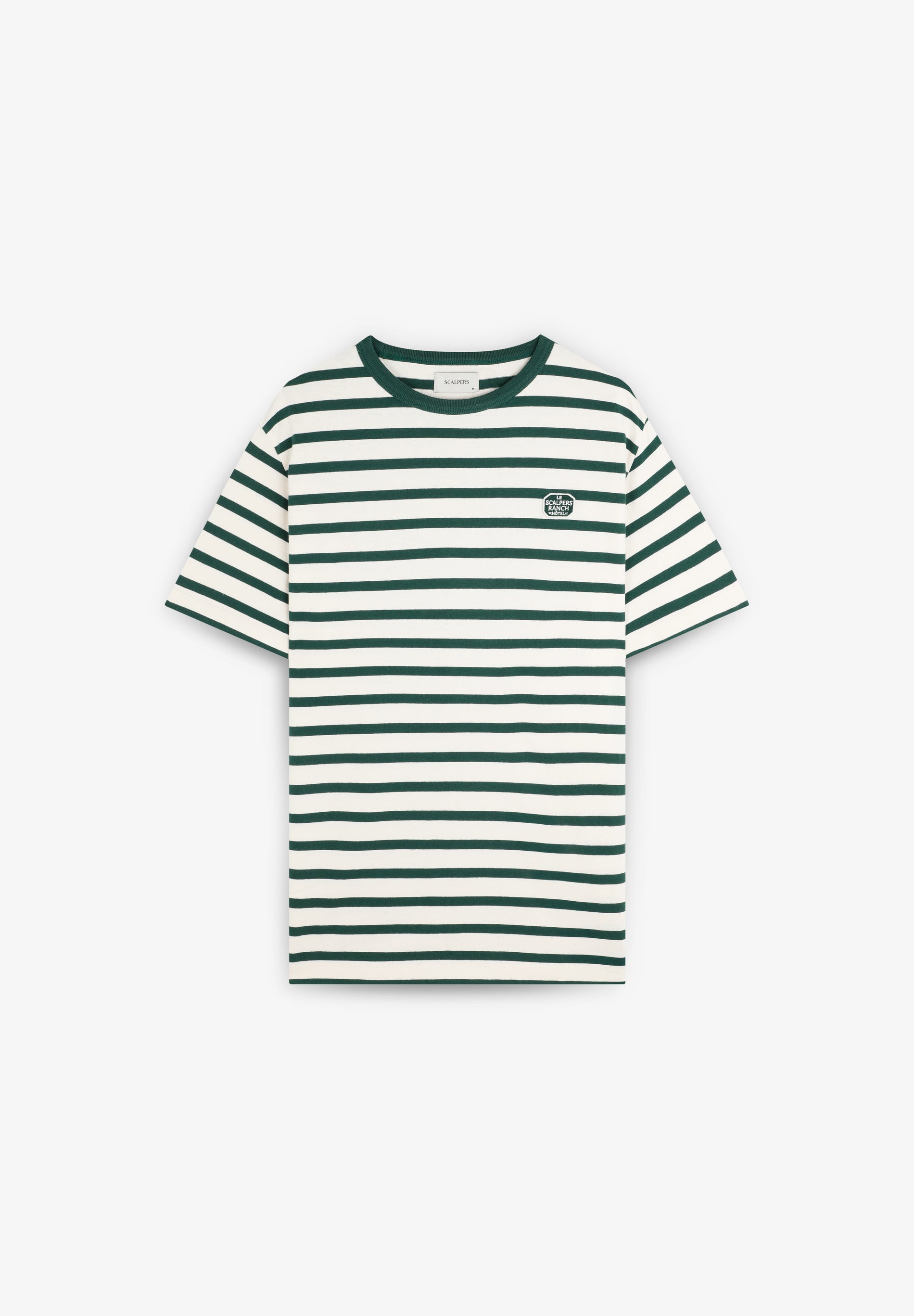 T-SHIRT RÚSTICA ÀS RISCAS