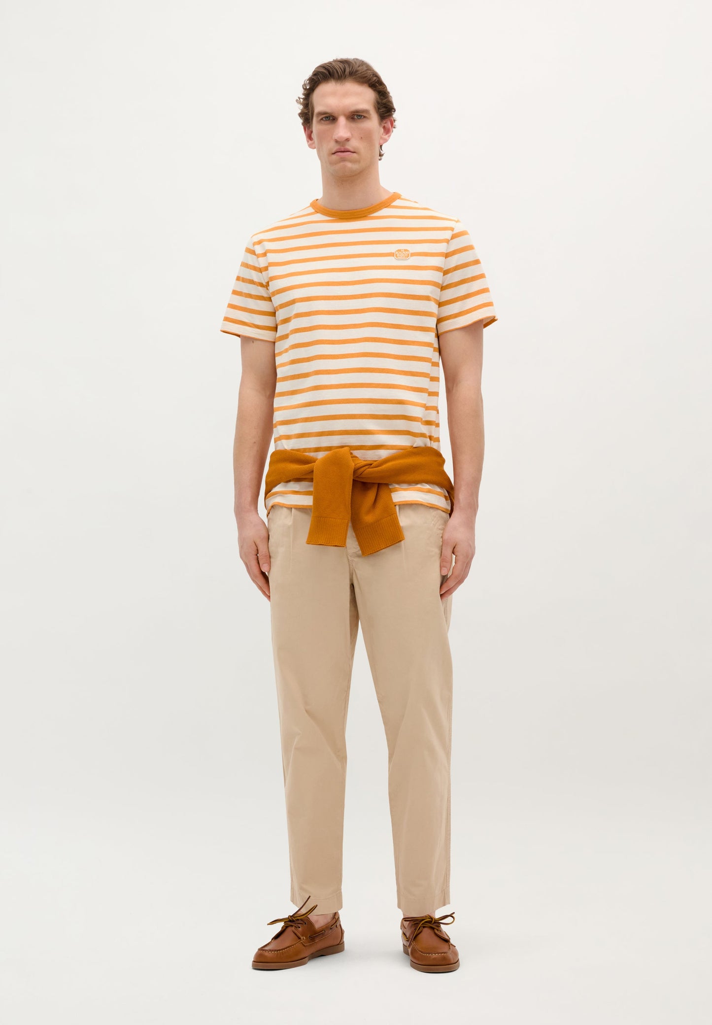 T-SHIRT RÚSTICA ÀS RISCAS