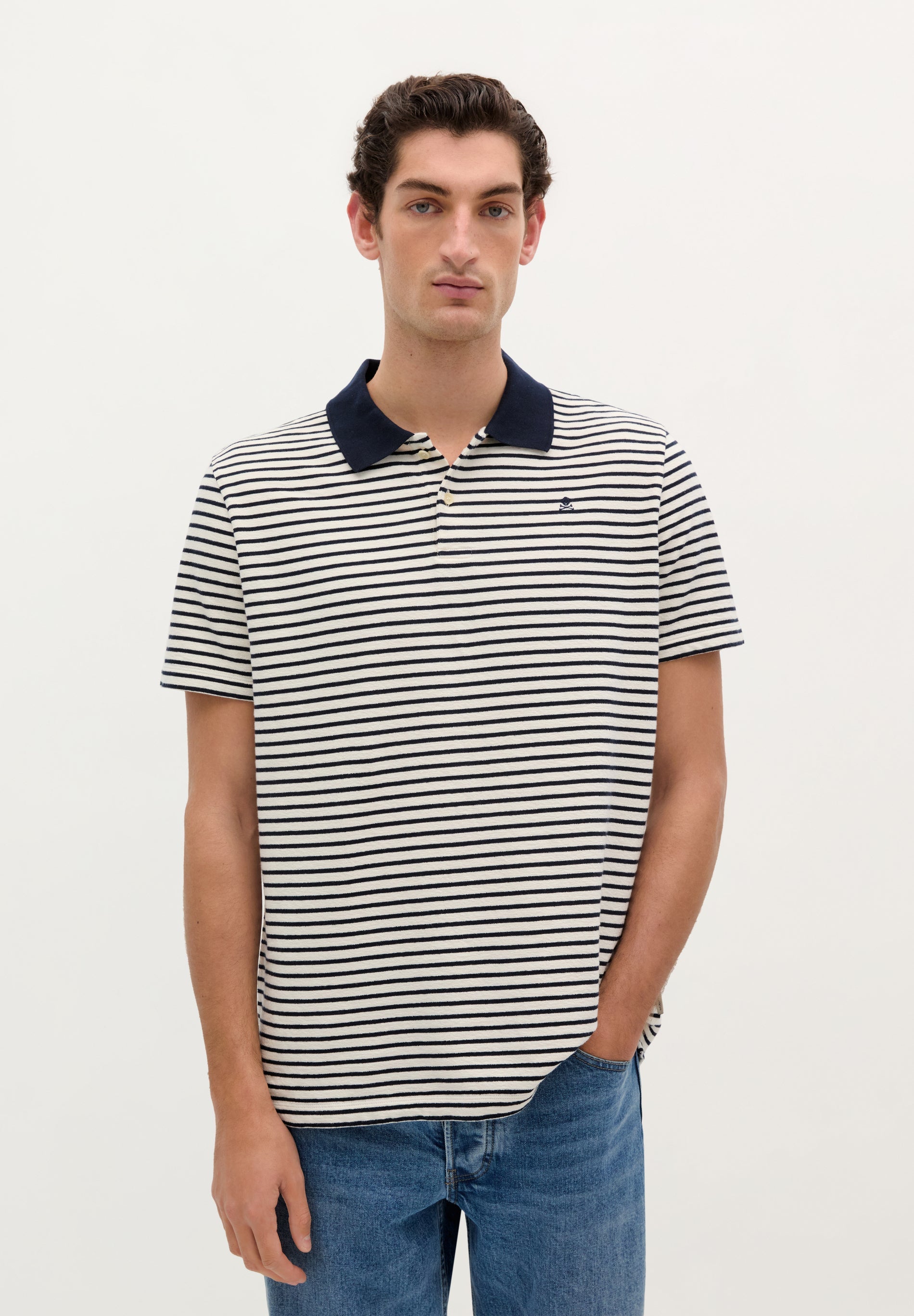 CAMISA POLO ÀS RISCAS SCSUMMER