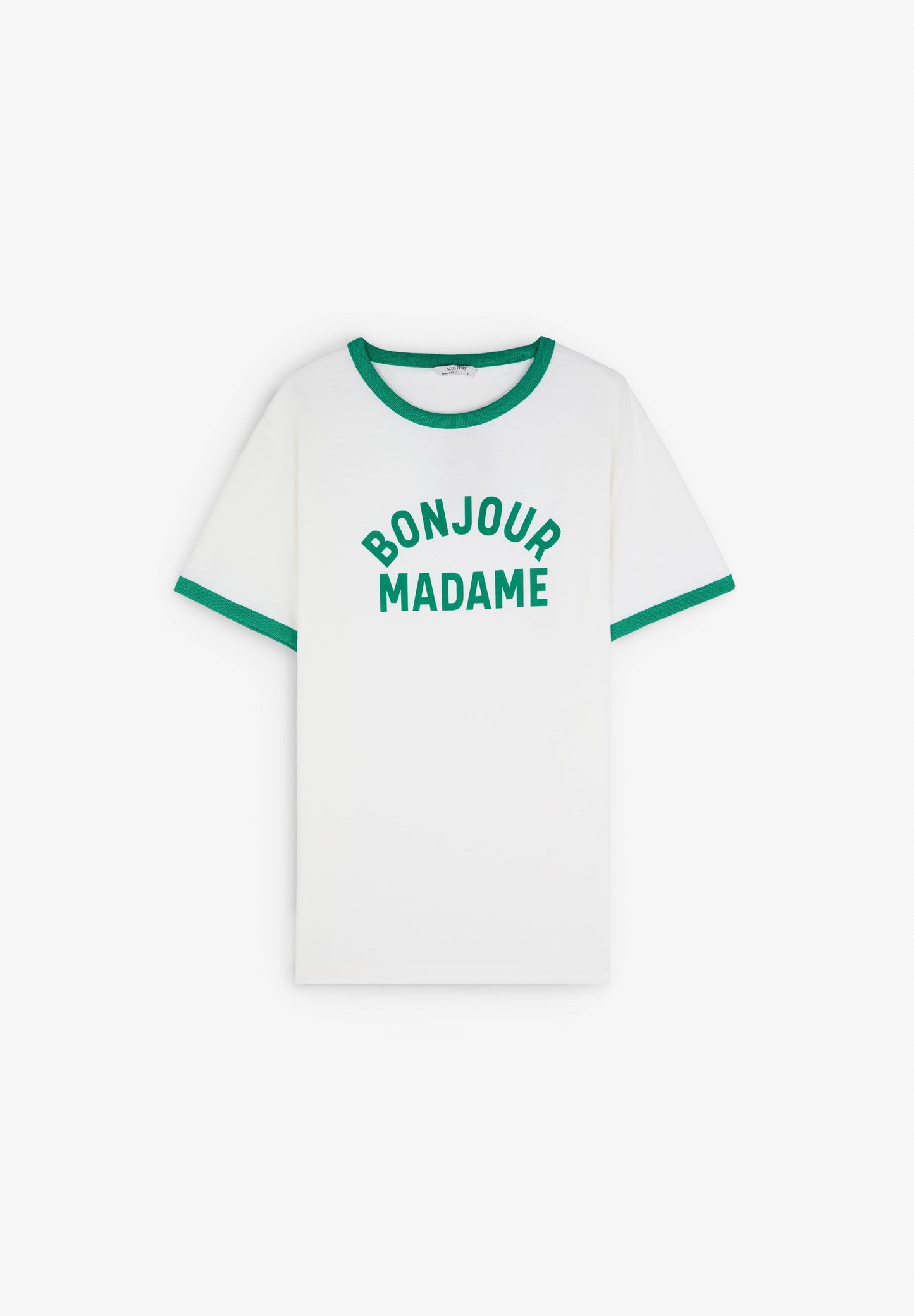 T-SHIRT COM PADRÃO BONJOUR