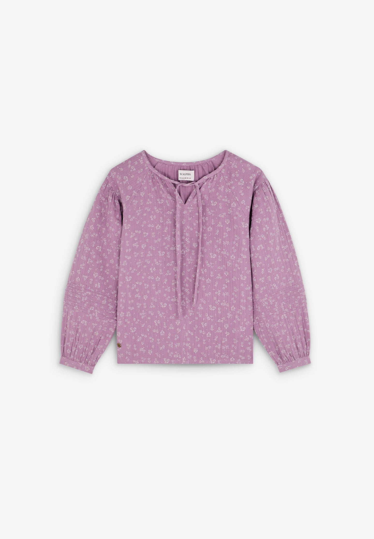 BLUSA COM PADRÃO FLORAL