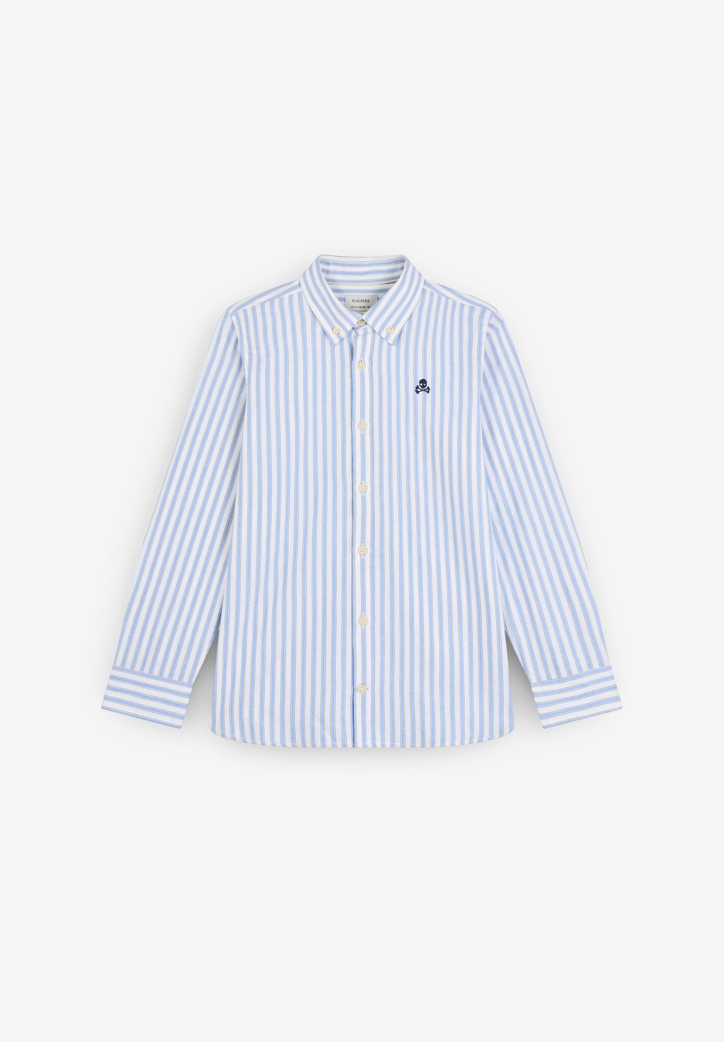 CAMISA ÀS RISCAS COM SKULL