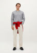 SWEATER DE DECOTE EM V COM SKULL