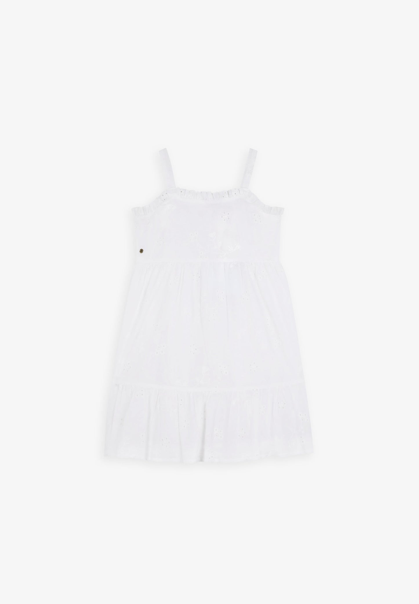 VESTIDO BORDADO COM FLORES
