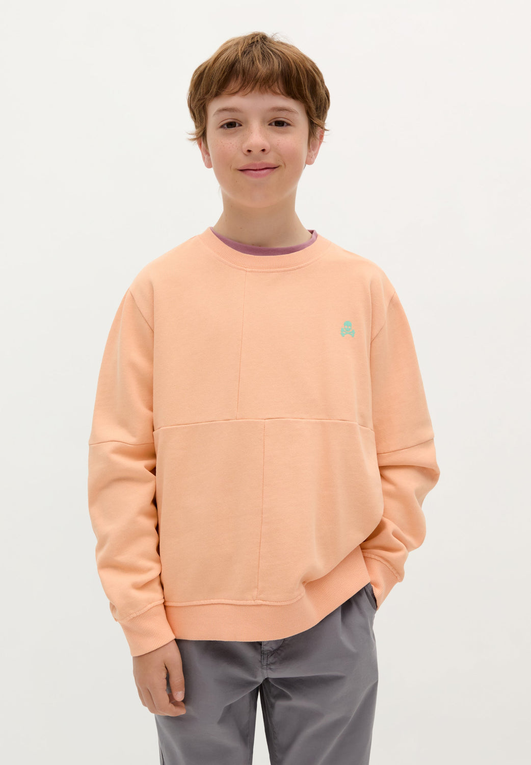 SUDADERA PATCHWORK PRINT TRASERO - Scalpers