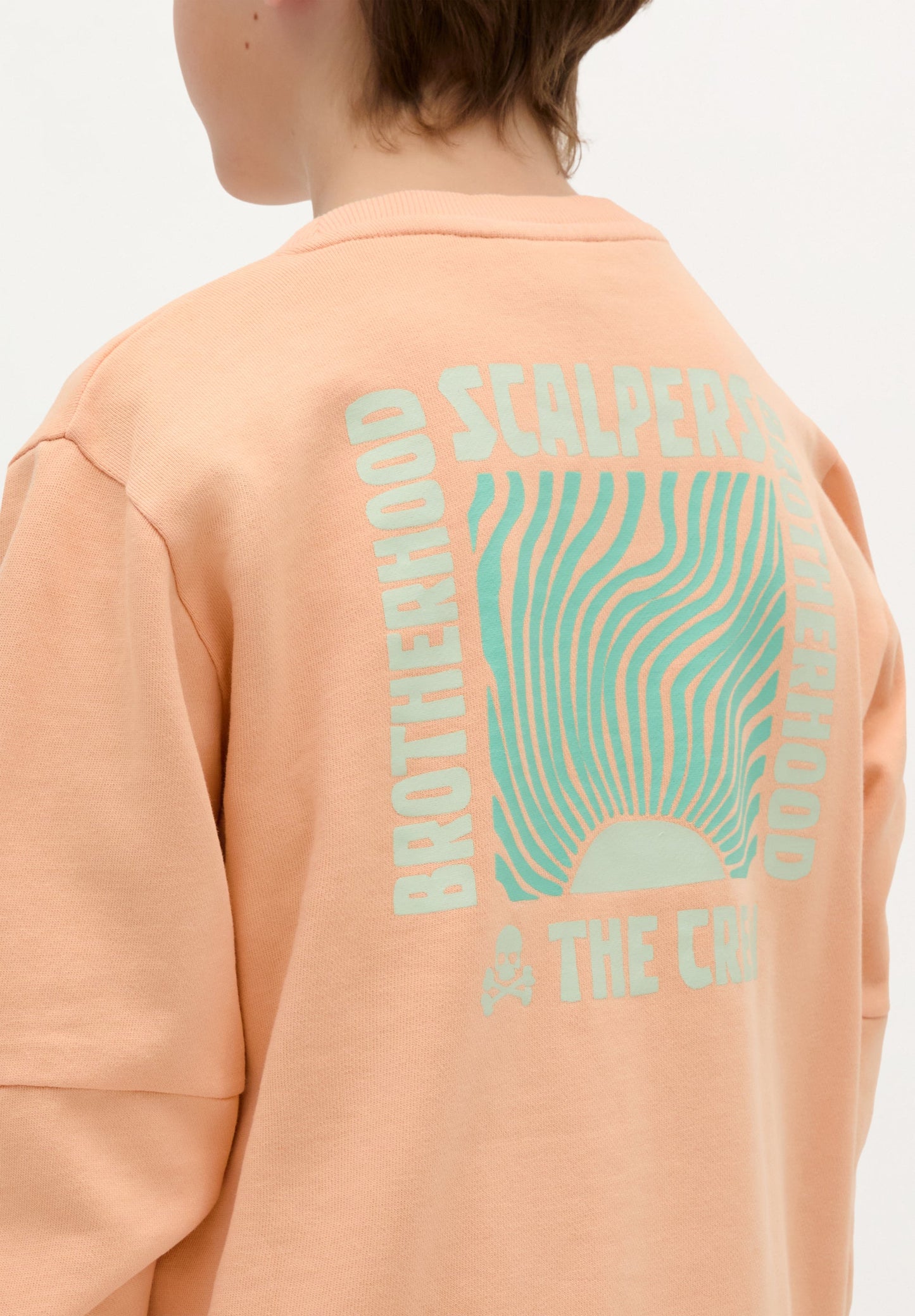 SUDADERA PATCHWORK PRINT TRASERO - Scalpers