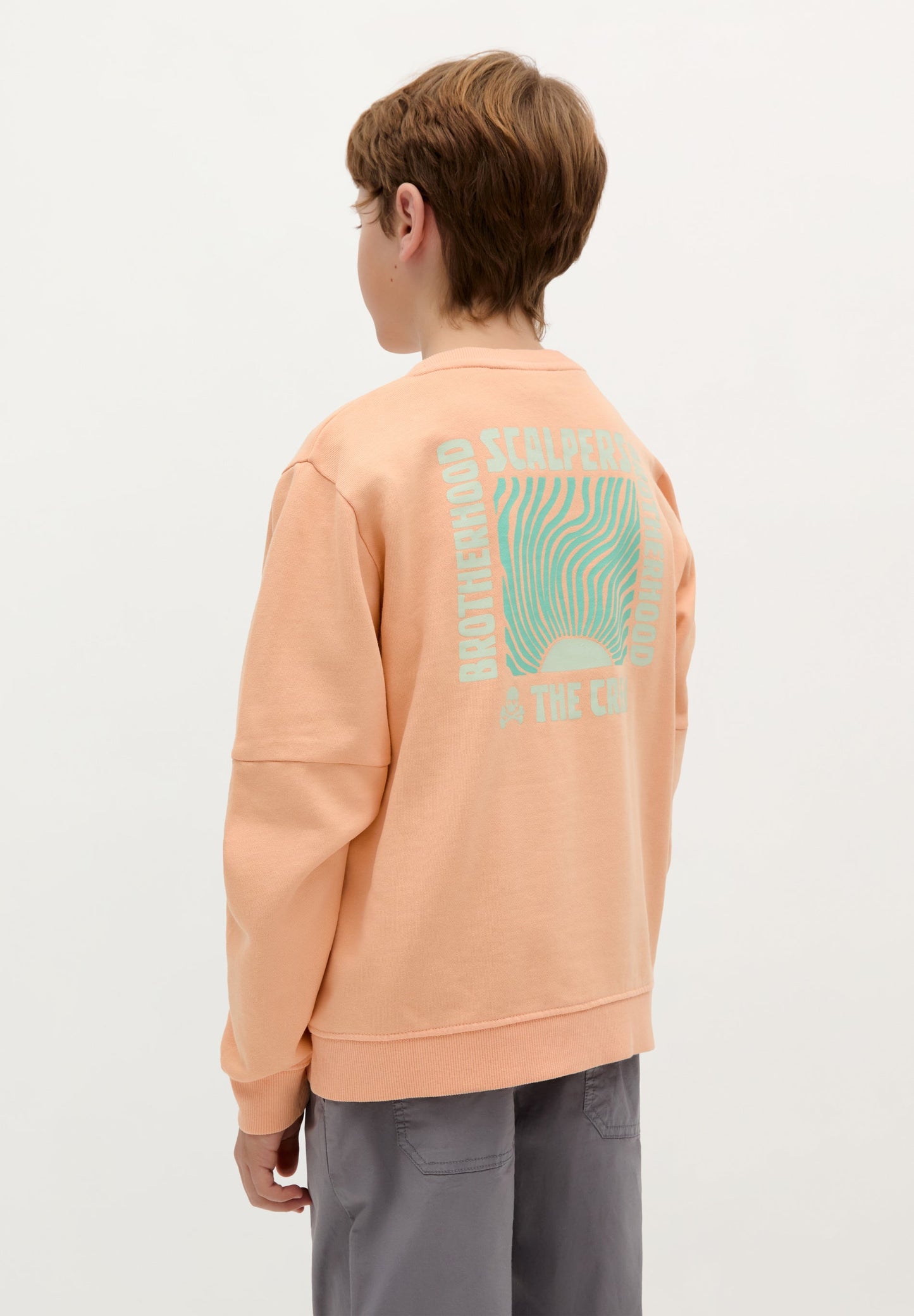 SUDADERA PATCHWORK PRINT TRASERO - Scalpers