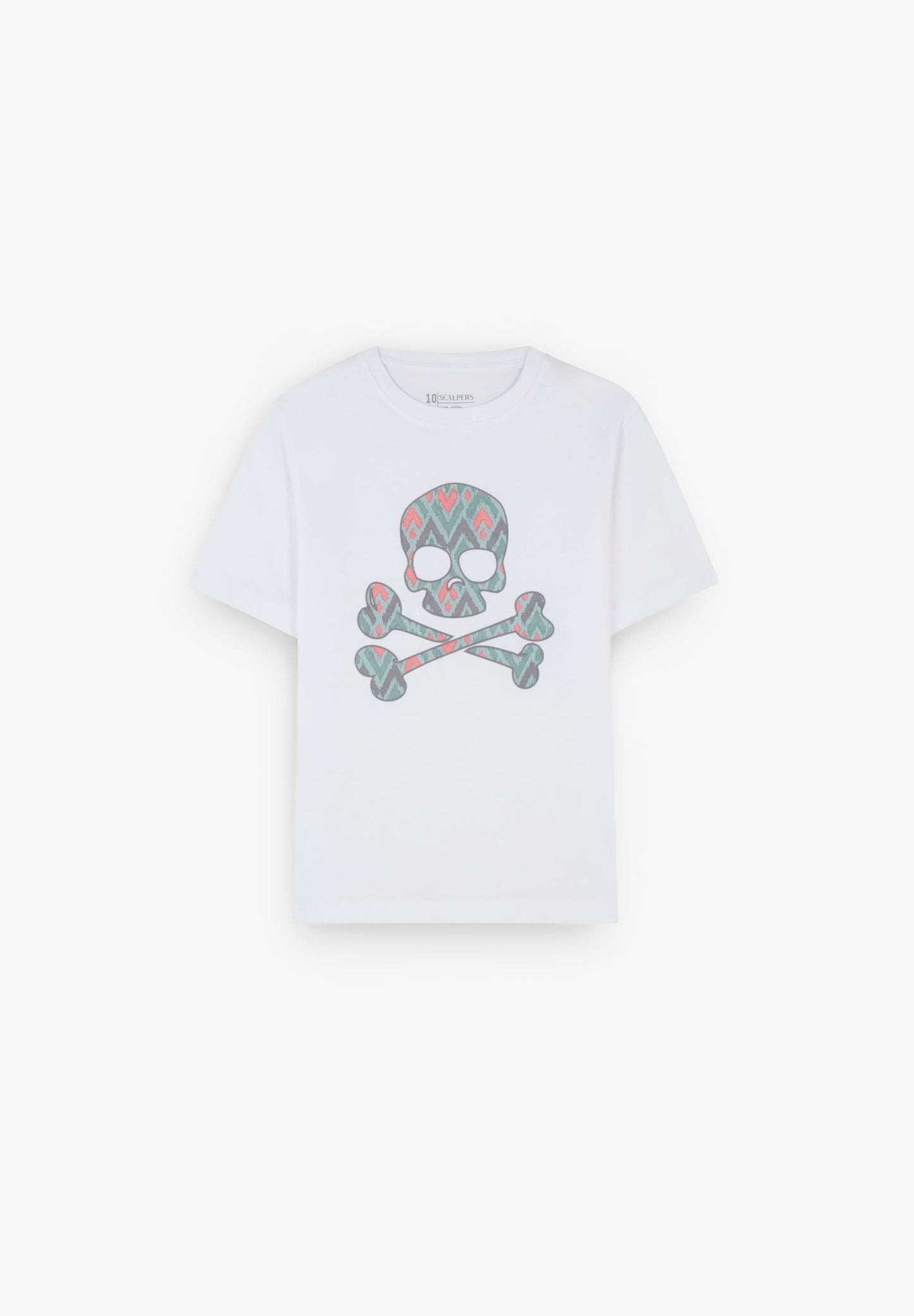 T-SHIRT COM SKULL IKAT