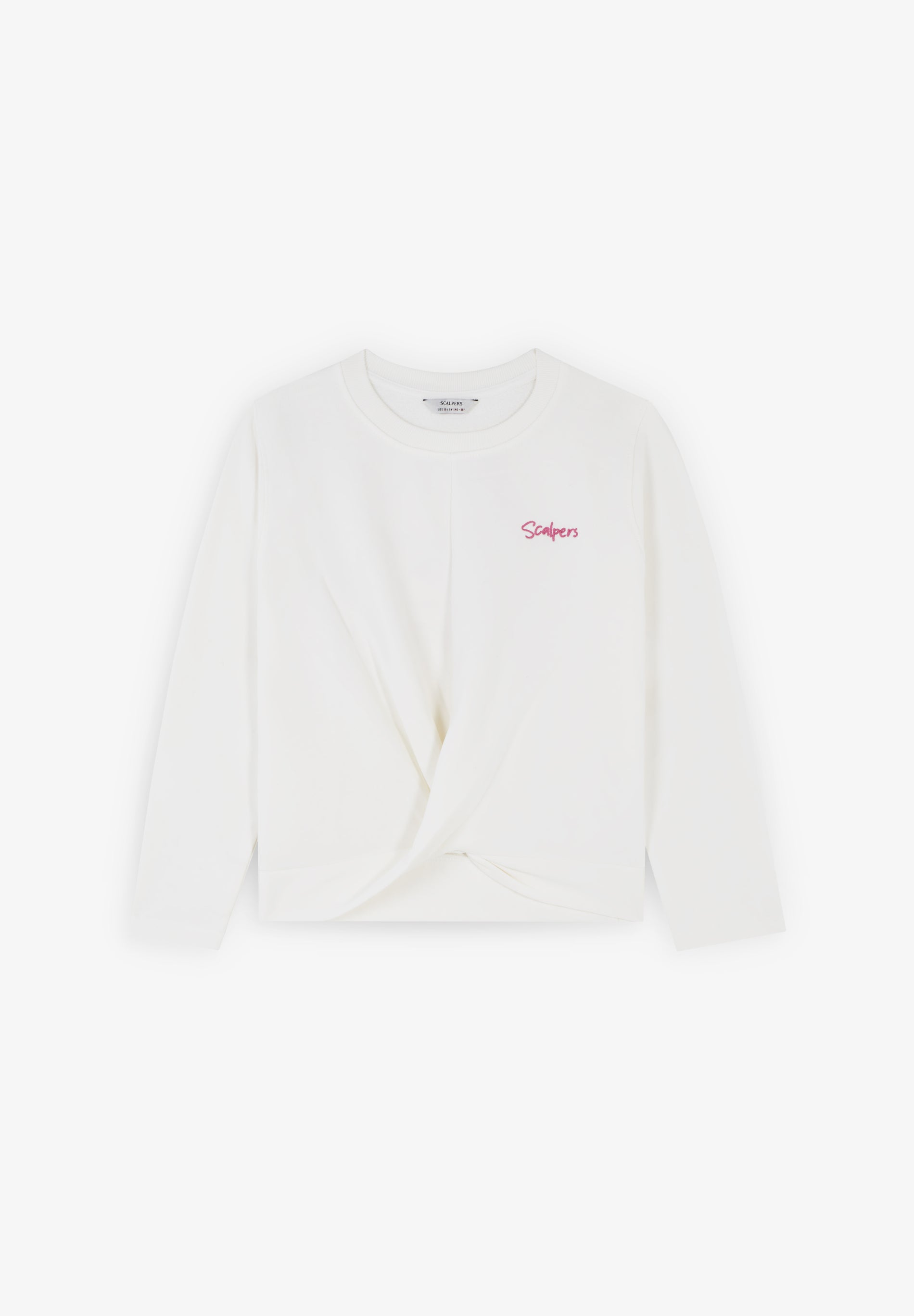 SWEATSHIRT DRAPEADA COM NÓ