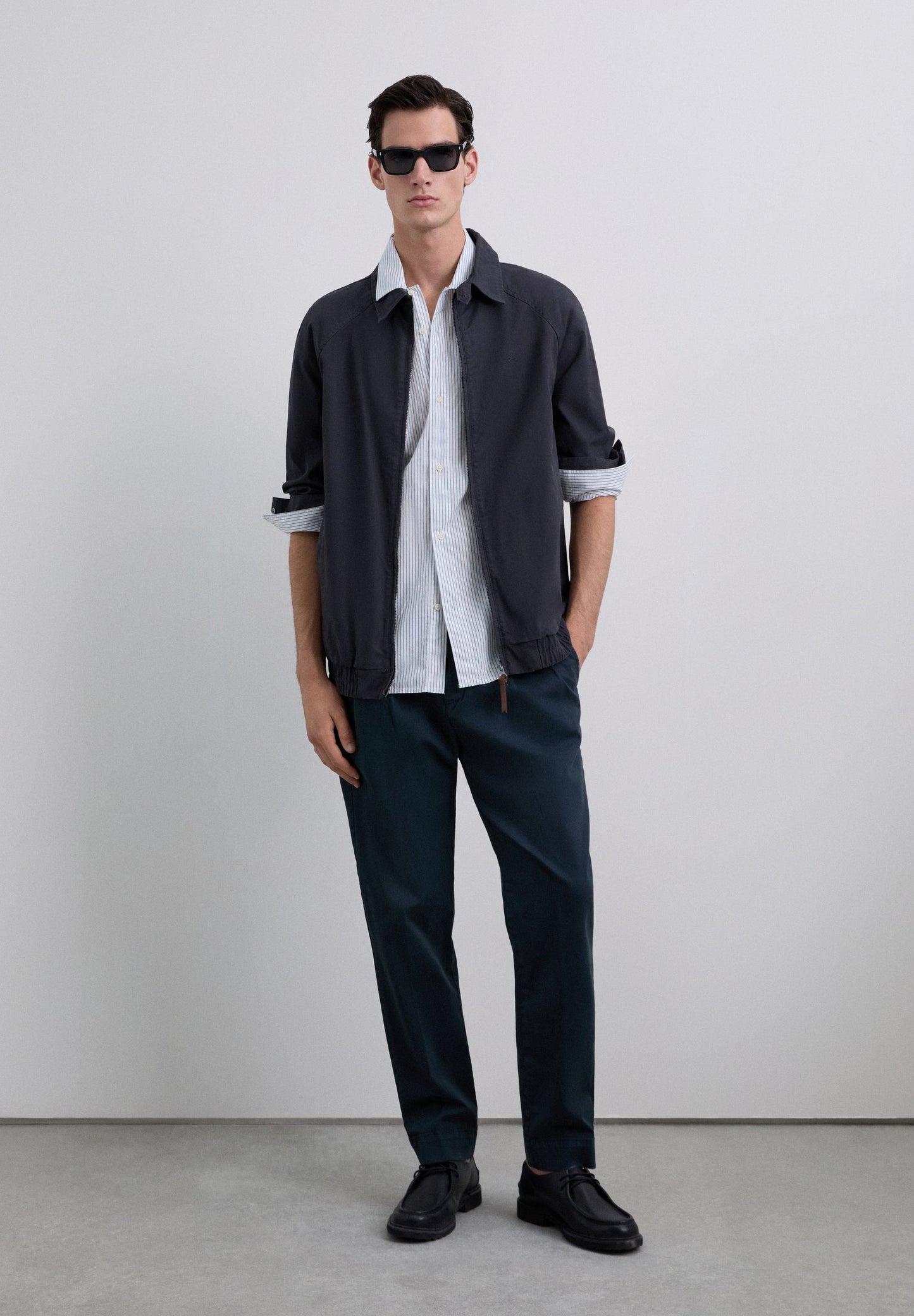 CAMISA ÀS RISCAS REGULAR FIT