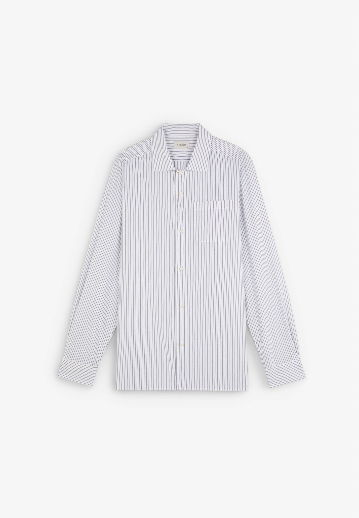 CAMISA COM BOLSO E RISCA