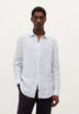 CAMISA ÀS RISCAS 100% LINHO