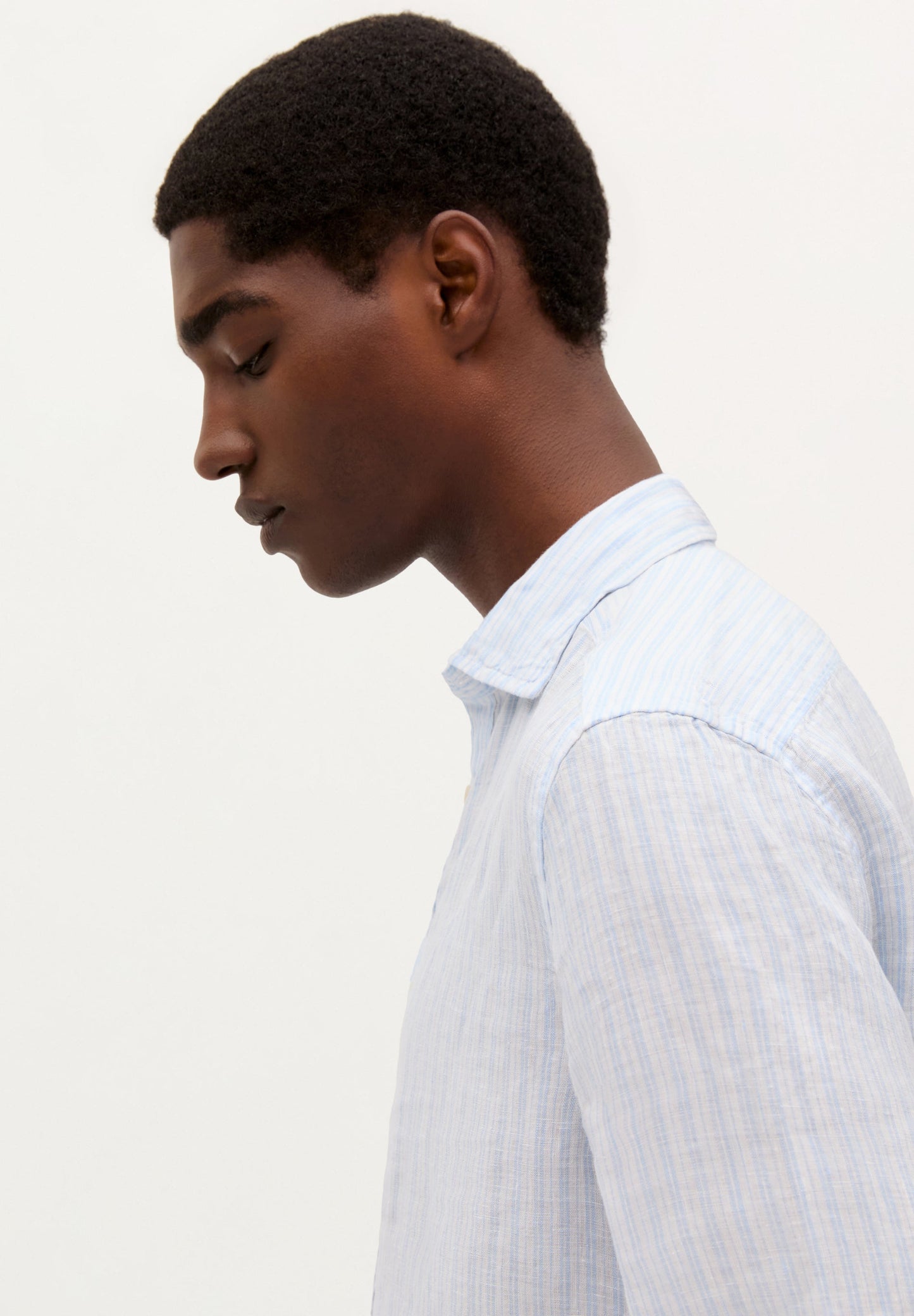 CAMISA ÀS RISCAS 100% LINHO