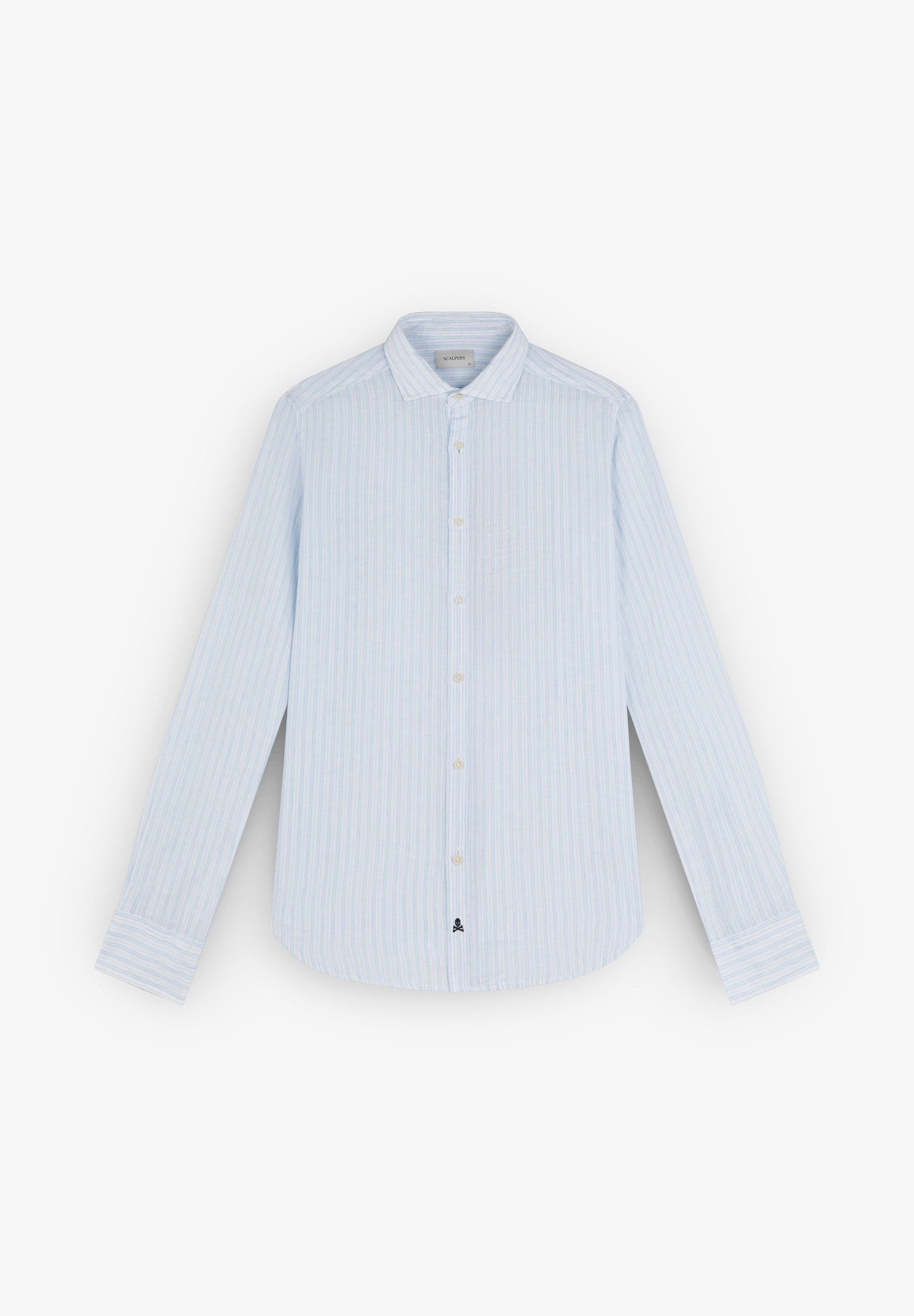 CAMISA ÀS RISCAS 100% LINHO