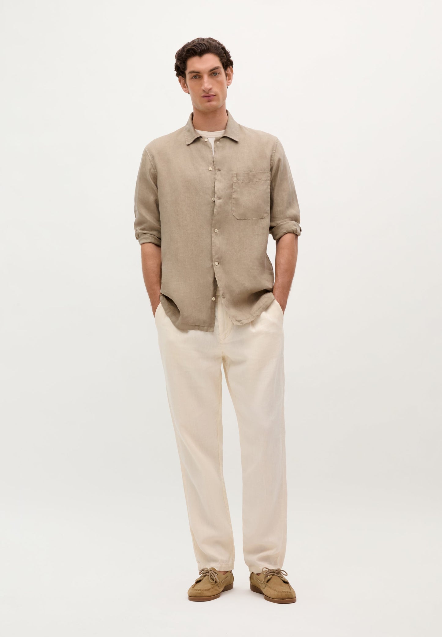 CAMISA RESORT EM LINHO
