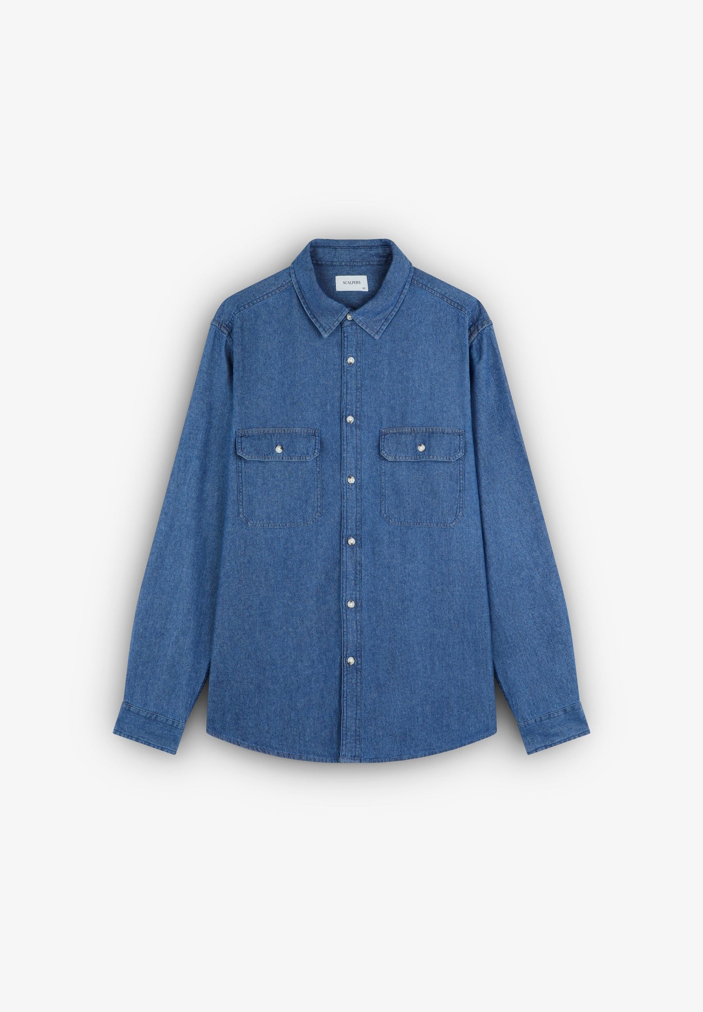 CAMISA COM BOLSOS DENIM
