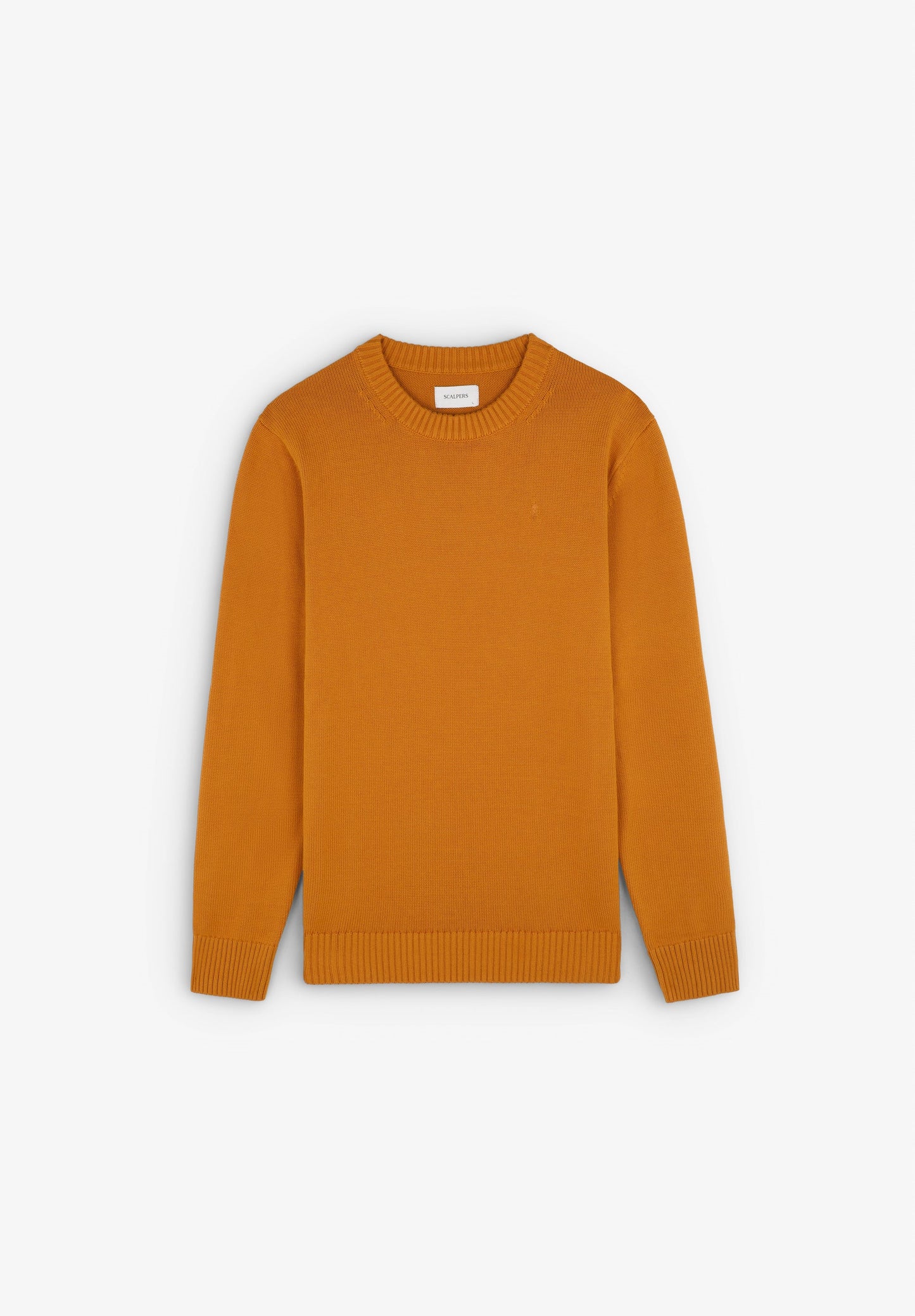 SWEATER DE MALHA COM GOLA DE NERVURAS