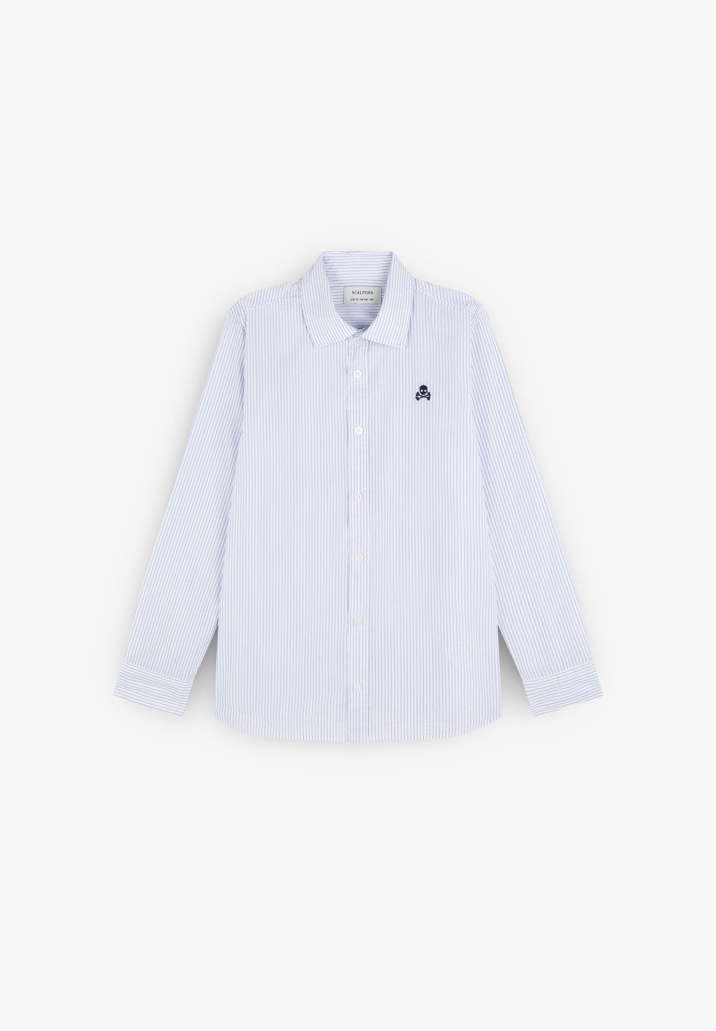 CAMISA ÀS RISCAS COM SKULL