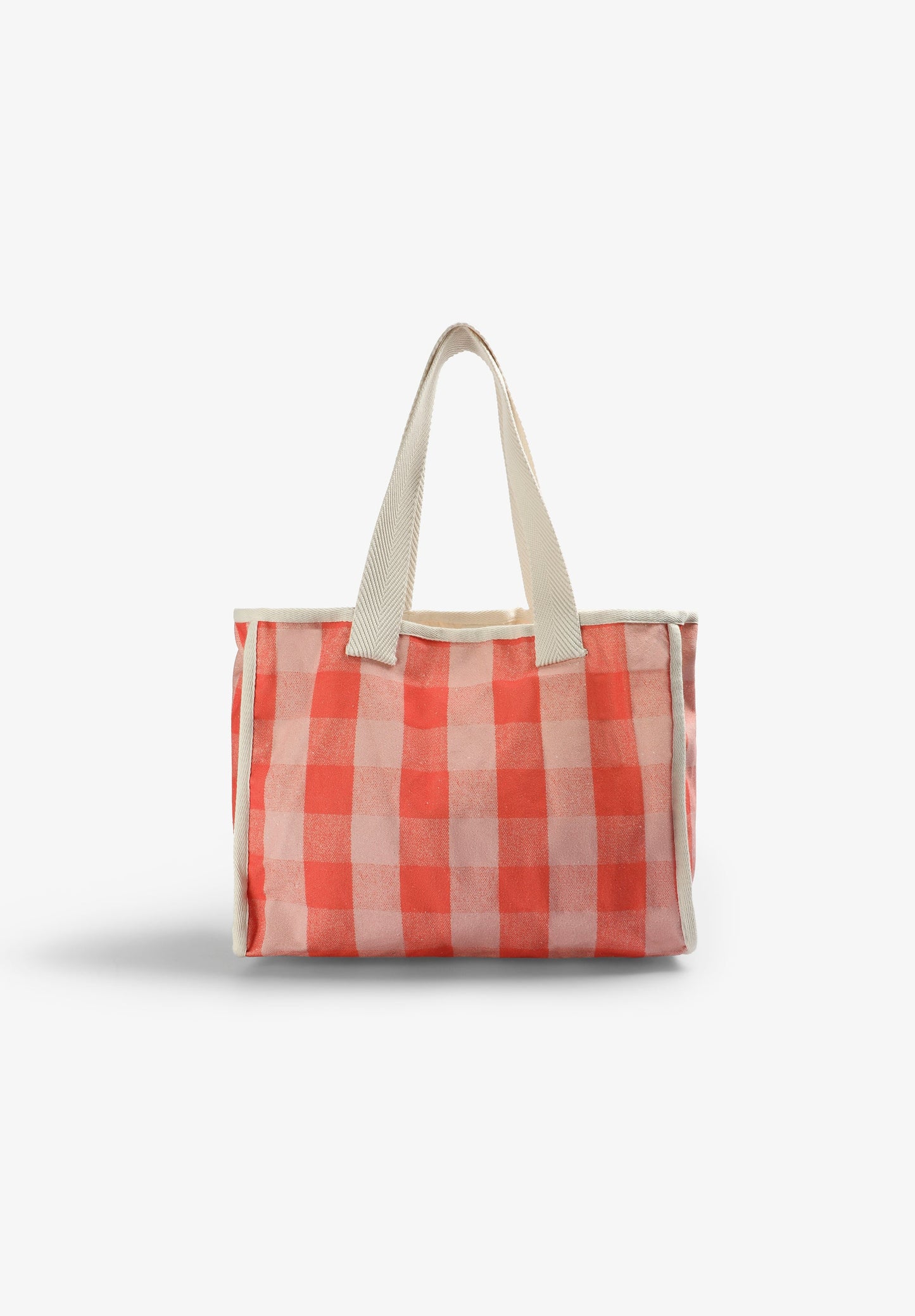 TOTE BAG COM PADRÃO VICHY