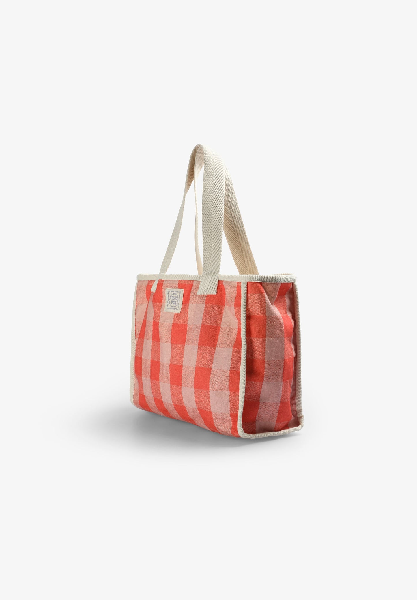 TOTE BAG COM PADRÃO VICHY