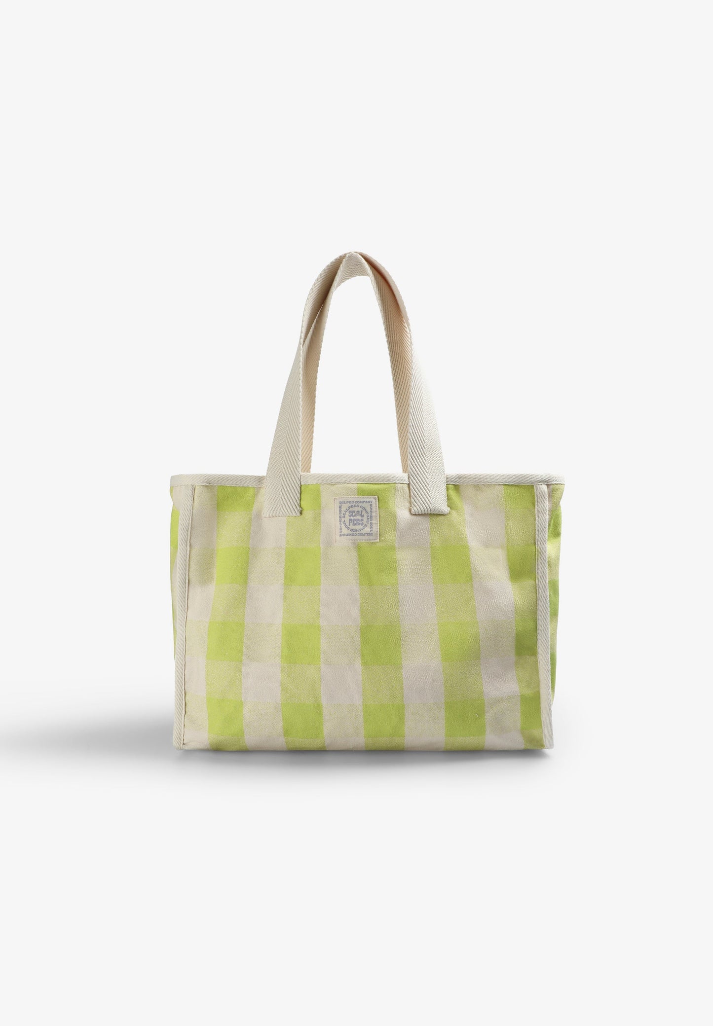 TOTE BAG COM PADRÃO VICHY