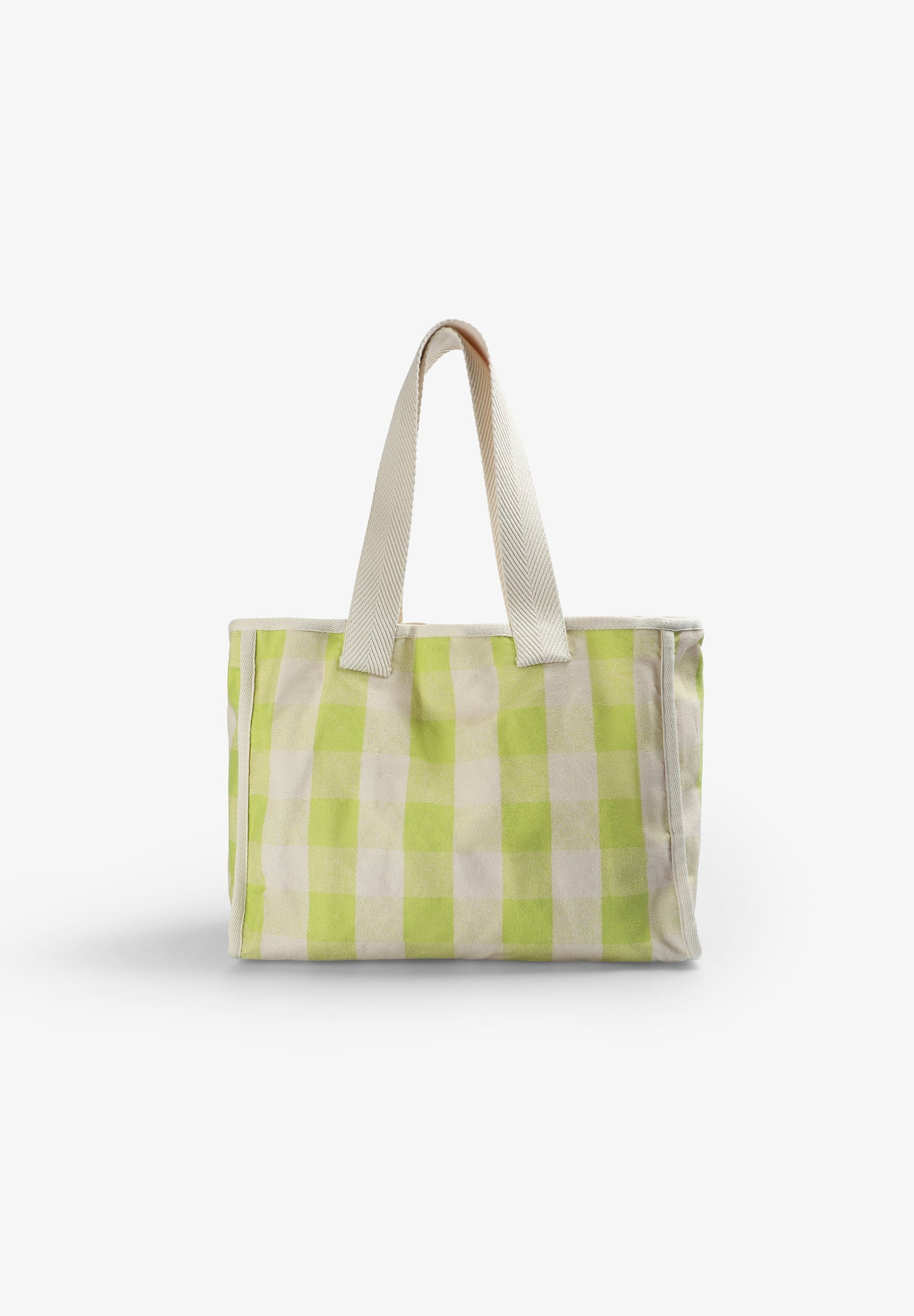 TOTE BAG COM PADRÃO VICHY