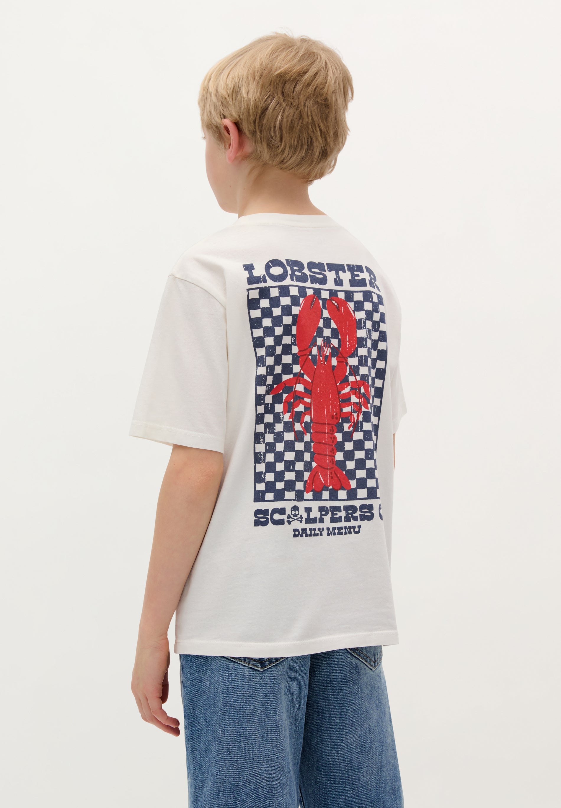 T-SHIRT COM PADRÃO ATRÁS LOBSTER