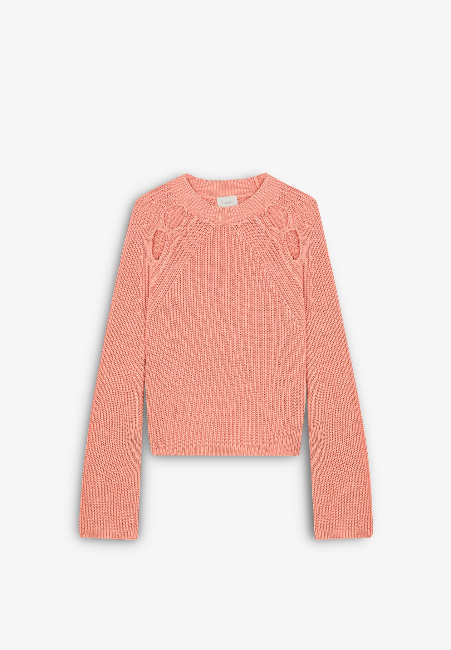 SWEATER CANELADA COM ABERTURAS