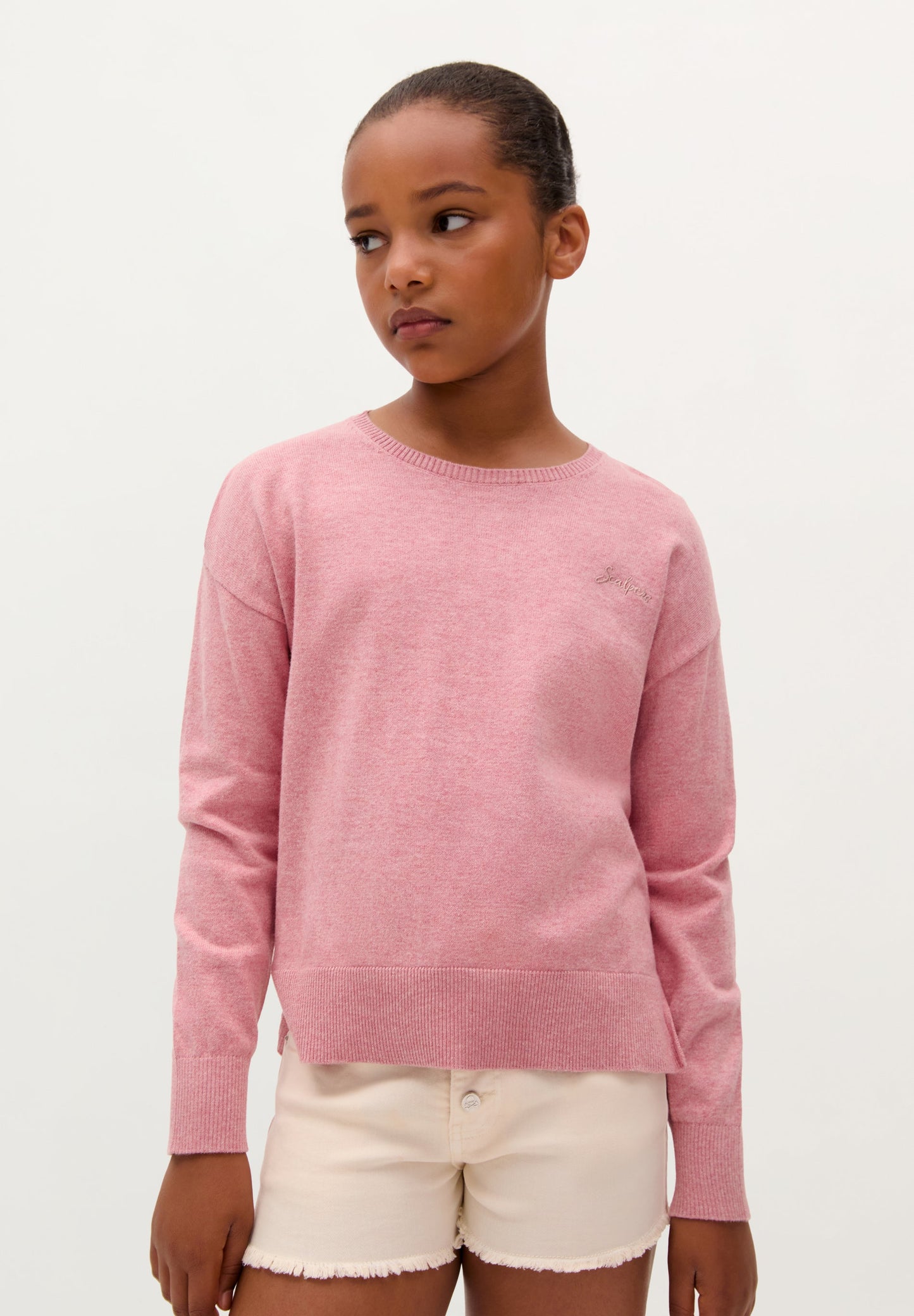 SWEATER EM MALHA COM GLITTER