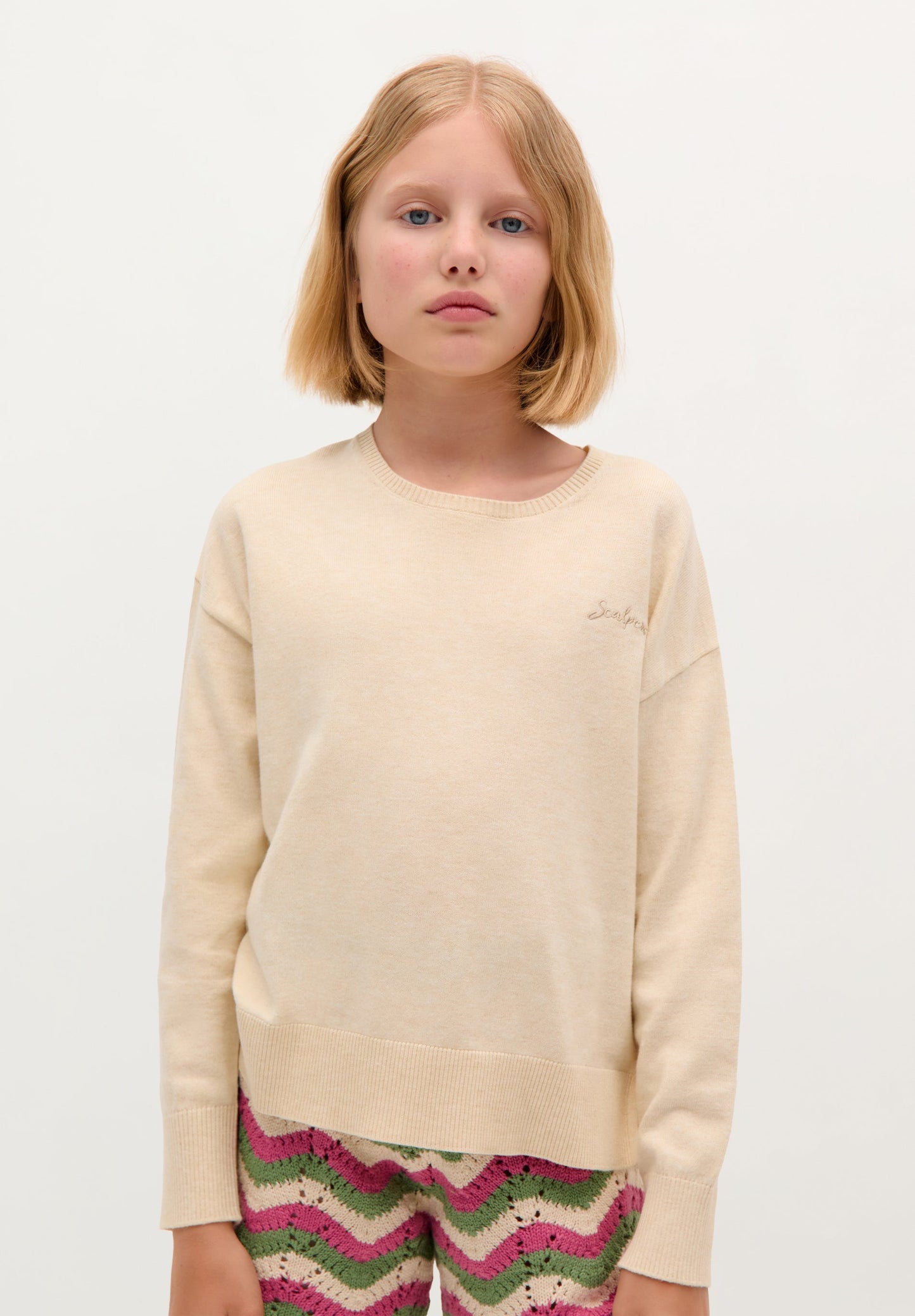 SWEATER EM MALHA COM GLITTER