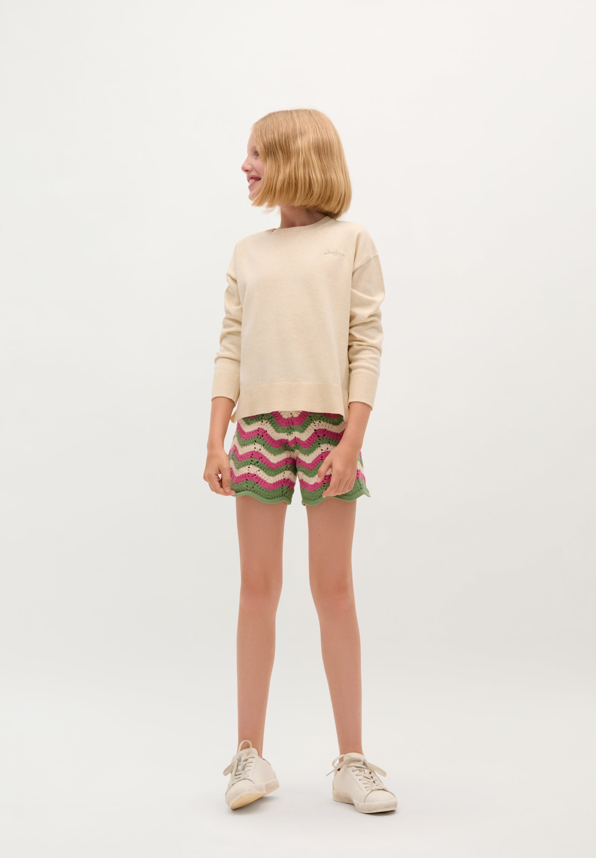 SWEATER EM MALHA COM GLITTER