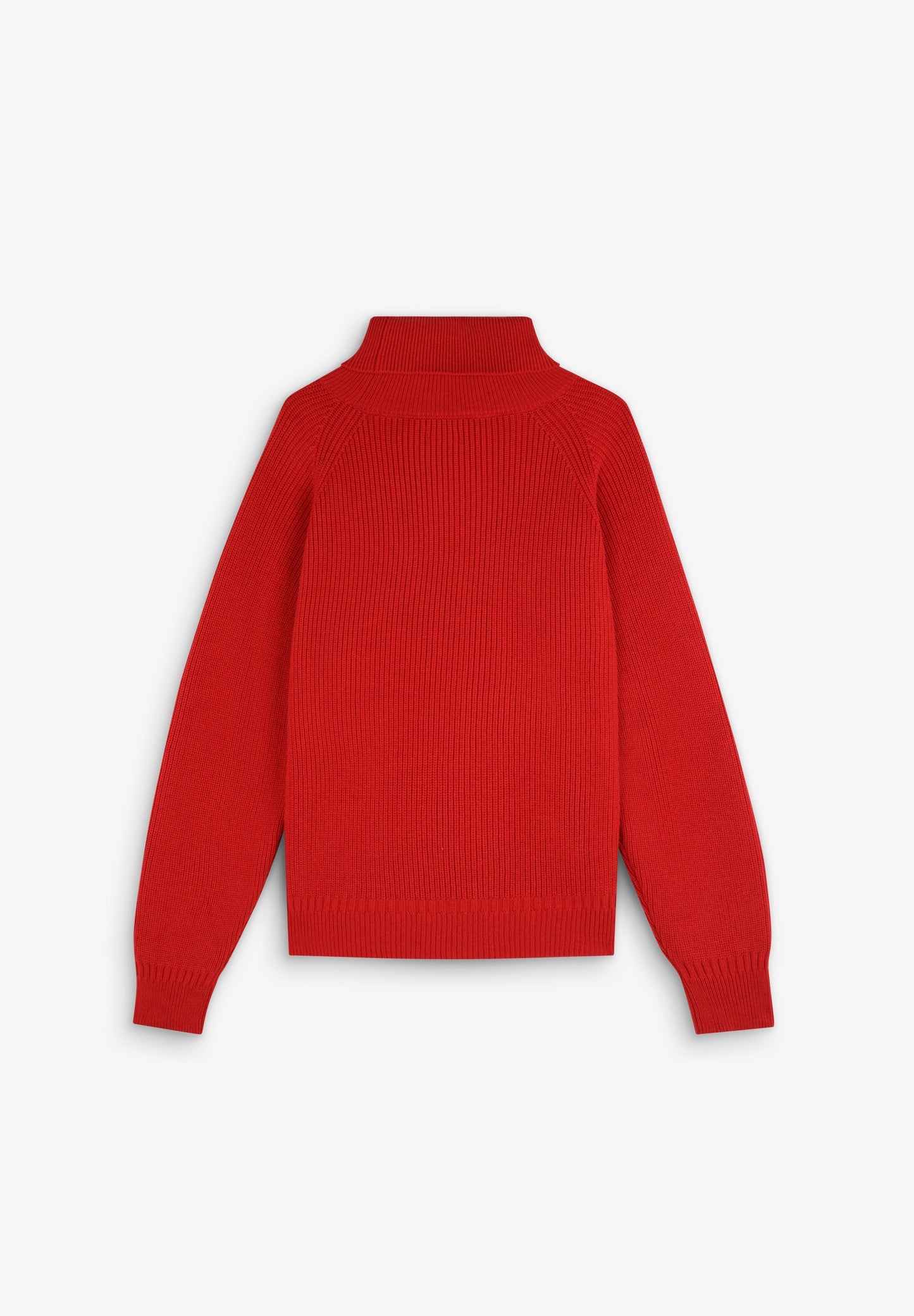 SWEATER DE GOLA ALTA CANELADA