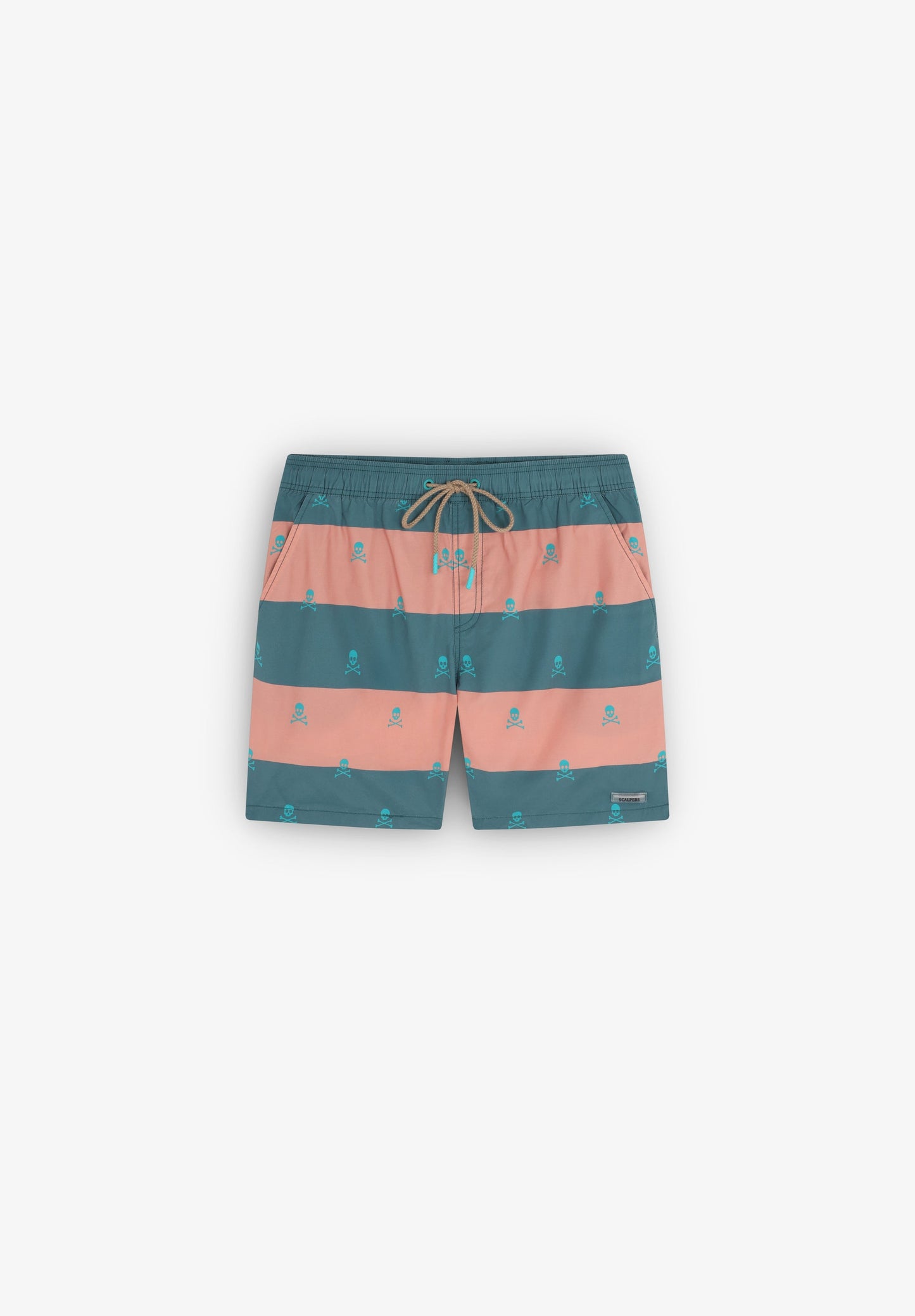 SCSKULL STRIPES SWIMSUIT