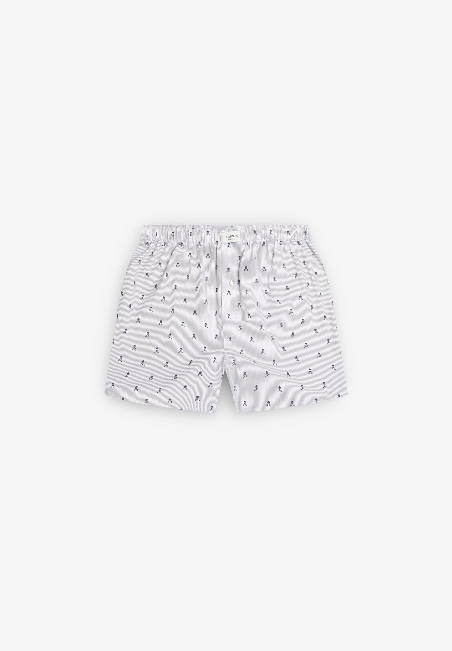 SCSKULL BEIGE STRIPES BOXER