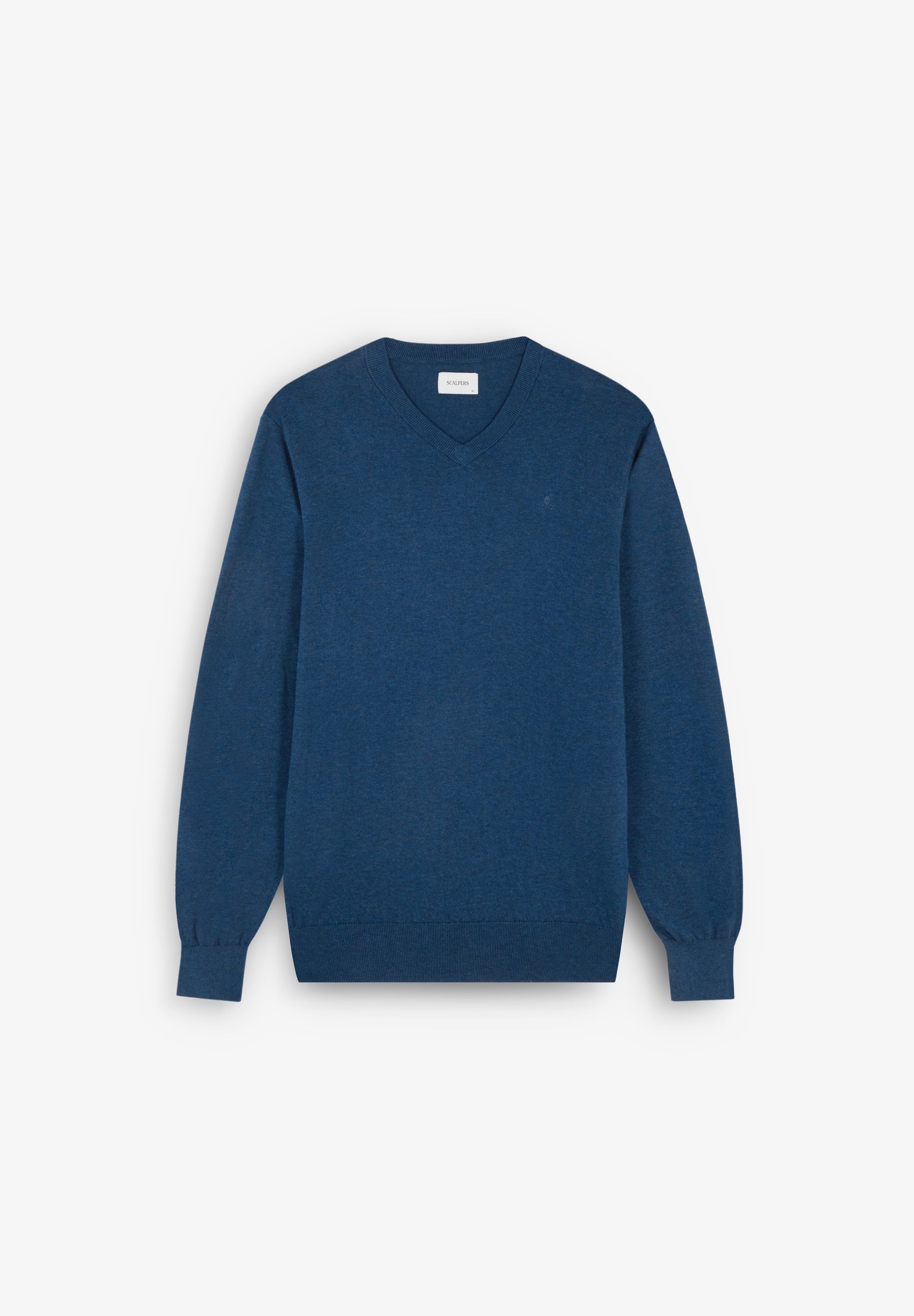 SWEATER DE DECOTE EM V COM SKULL