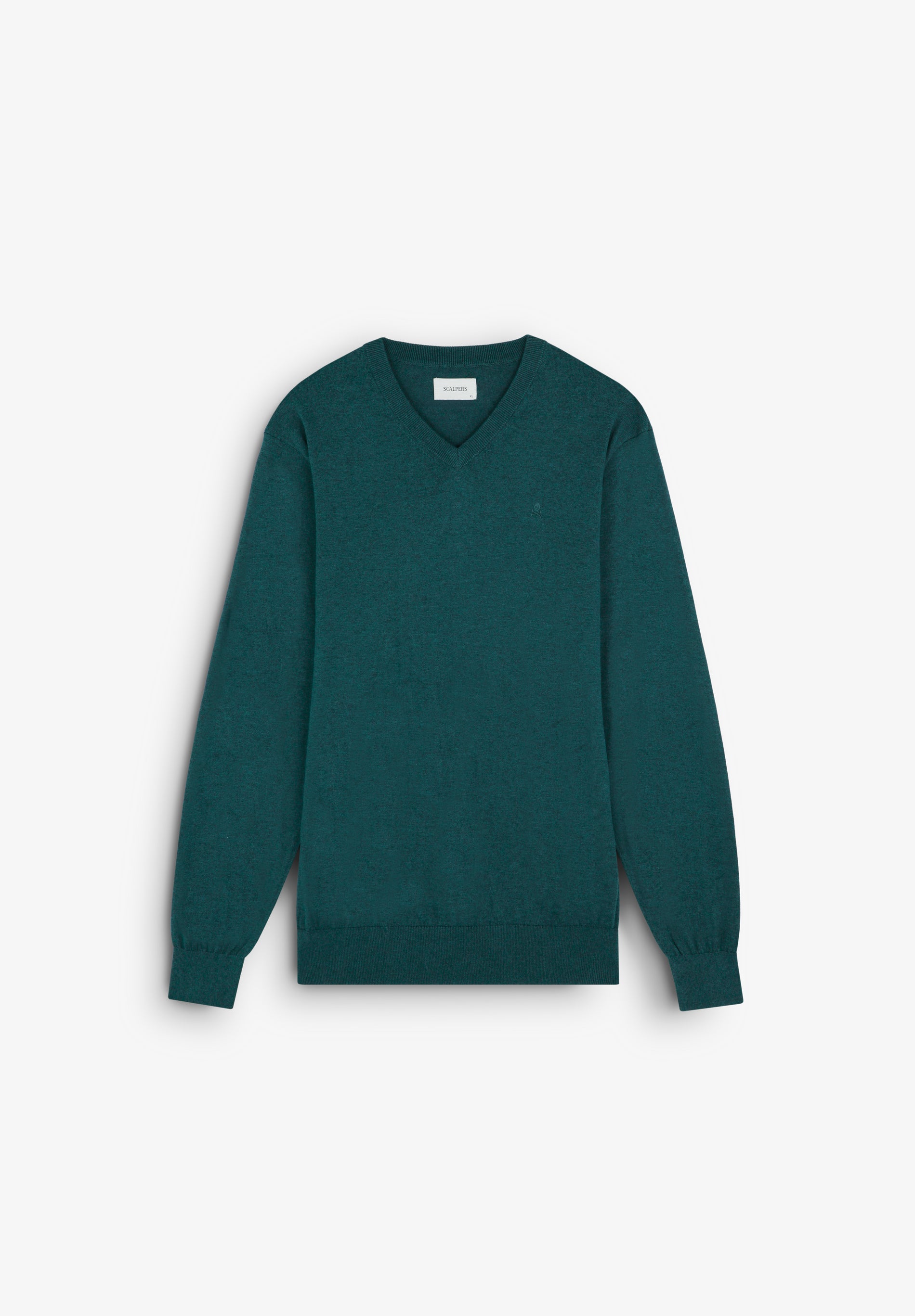 SWEATER DE DECOTE EM V COM SKULL