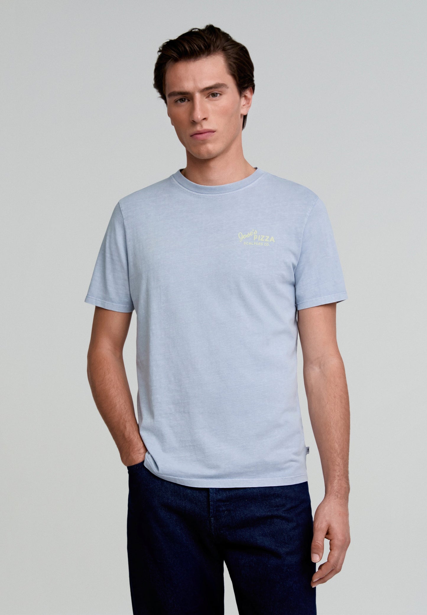 T-SHIRT COM PADRÃO DE “PIZZA”