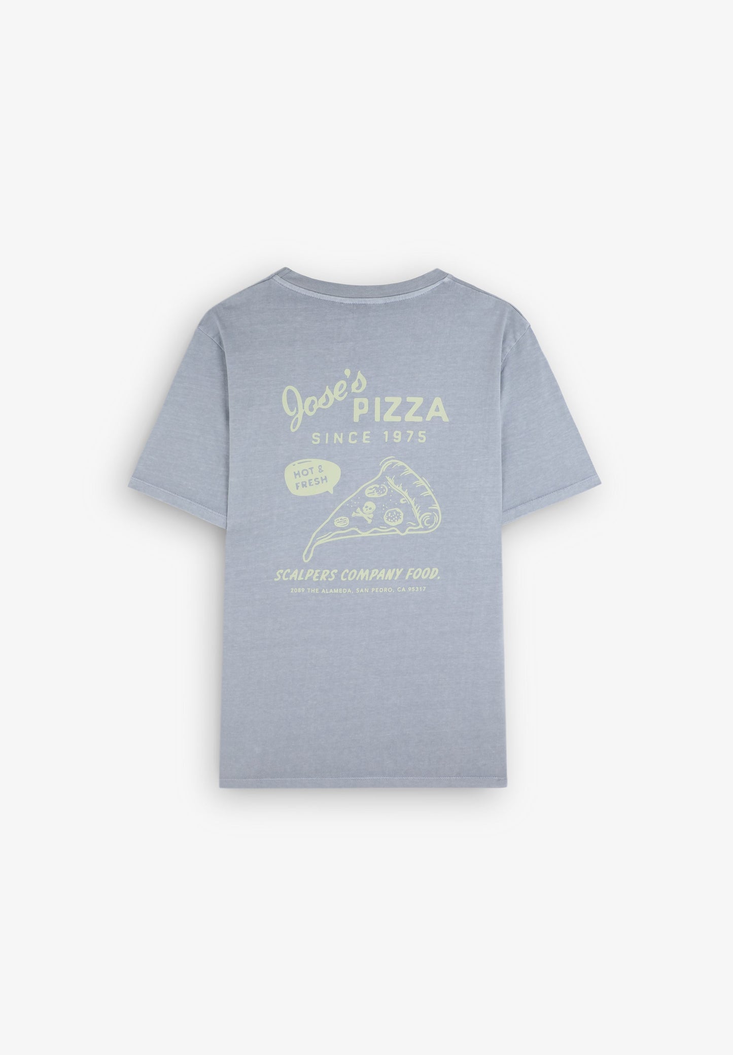 T-SHIRT COM PADRÃO DE “PIZZA”