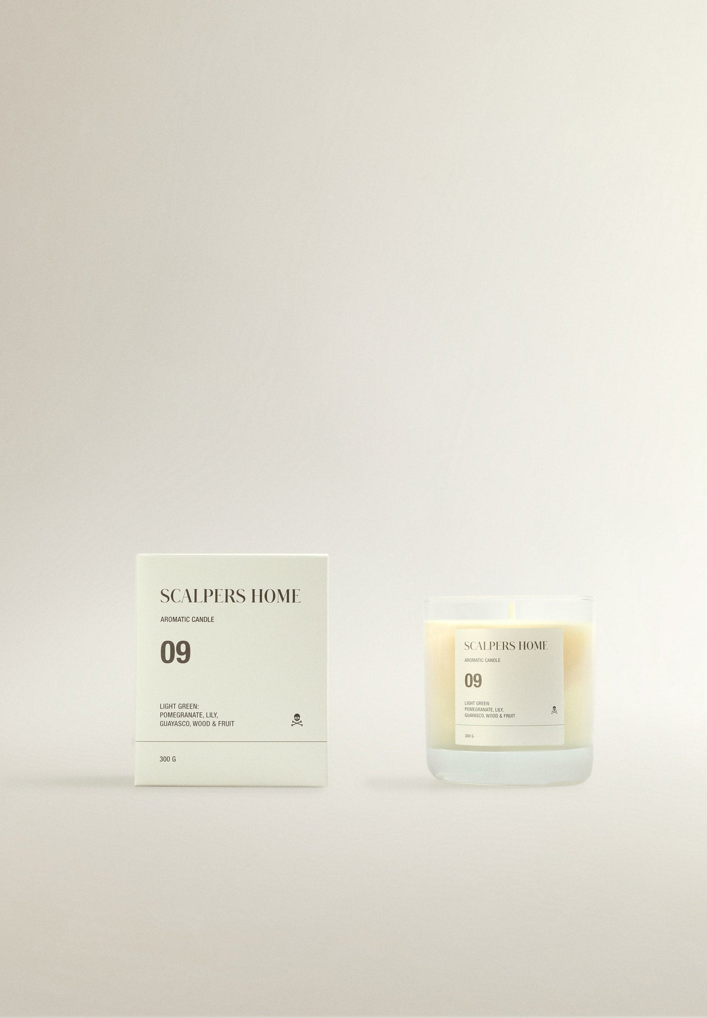 VELA AROMÁTICA 09 300 G LIGHT GREEN