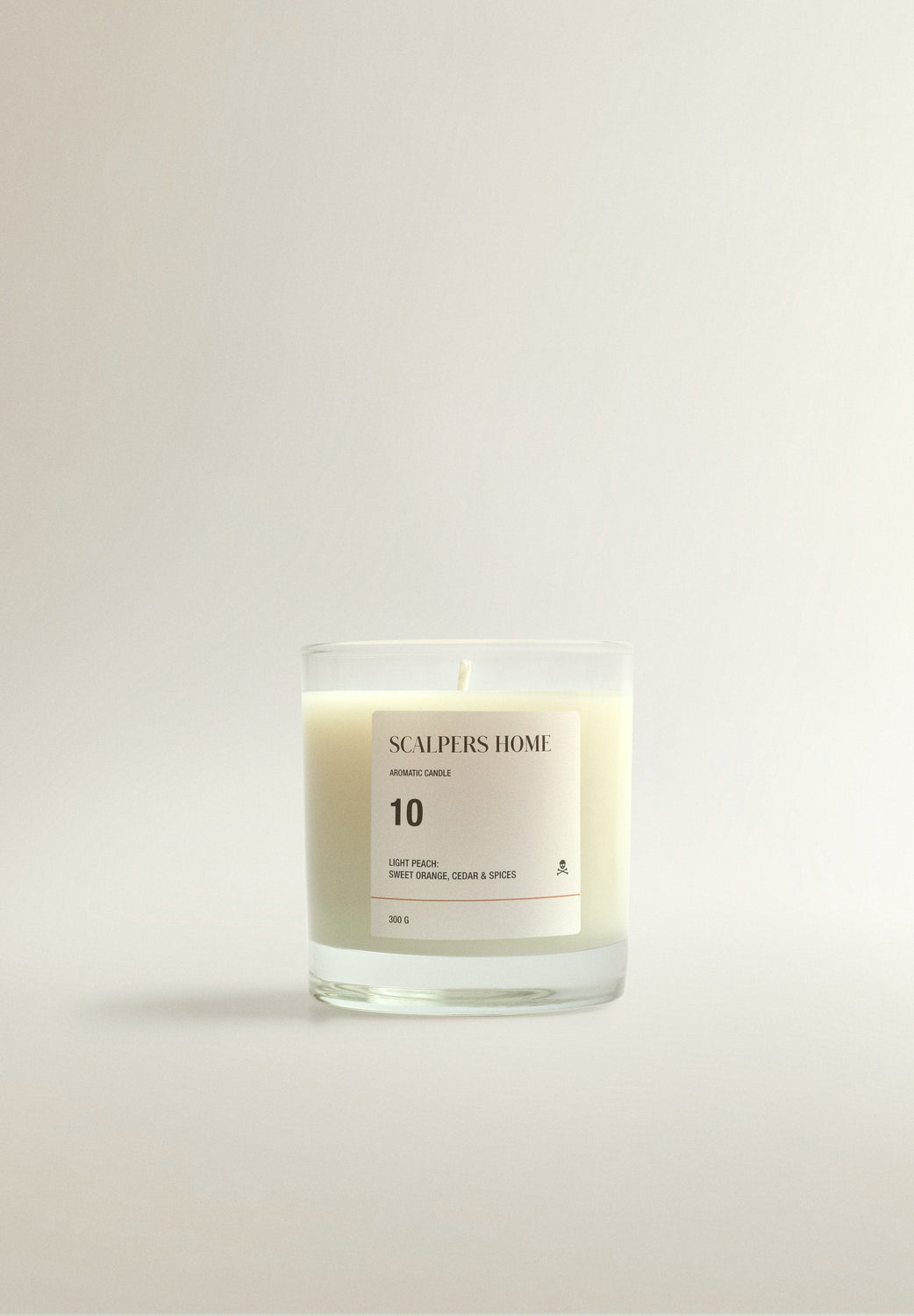 VELA AROMÁTICA 10 300 GR LIGHT PEACH - Scalpers