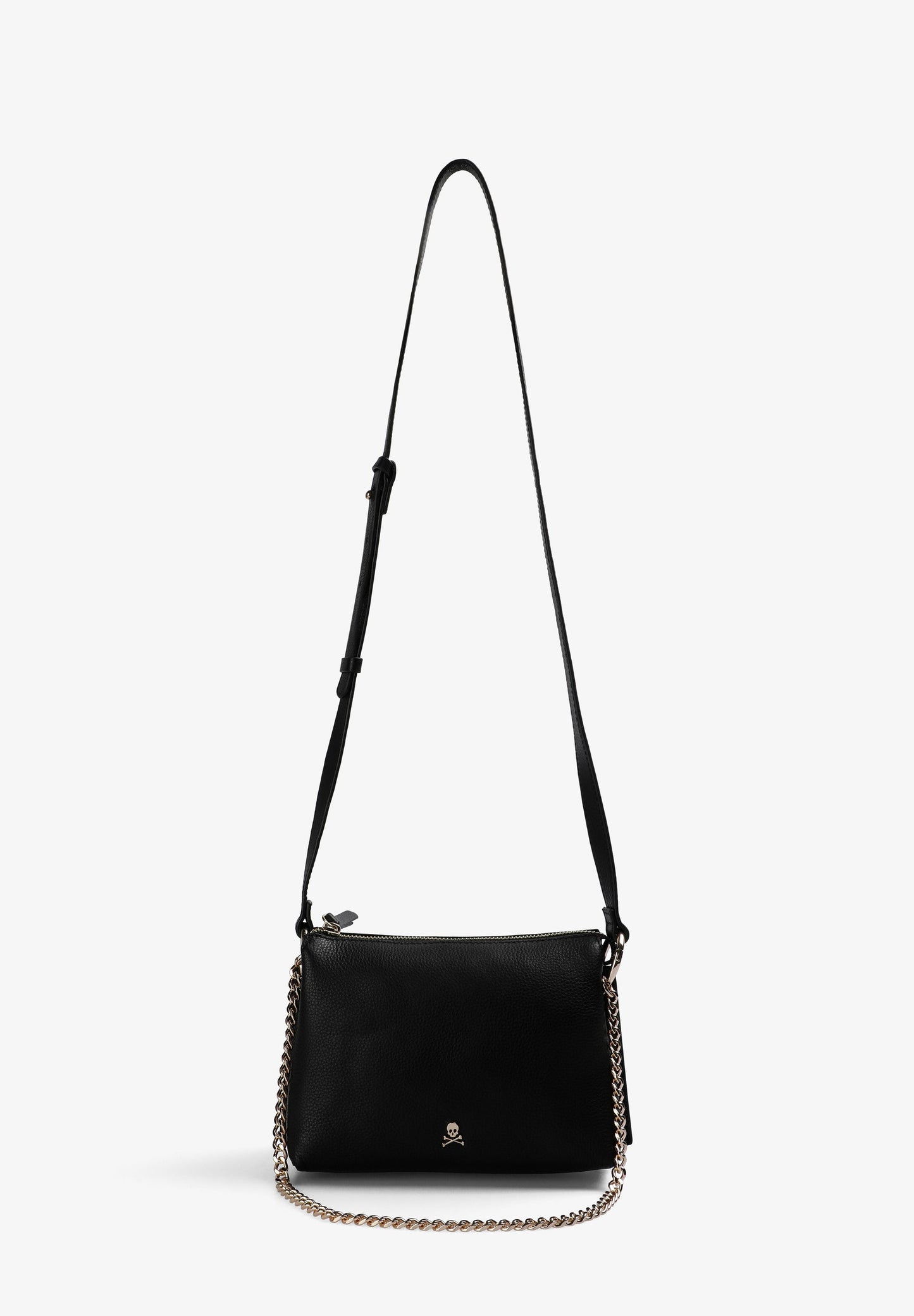BOLSA EM PELE A TIRACOLO