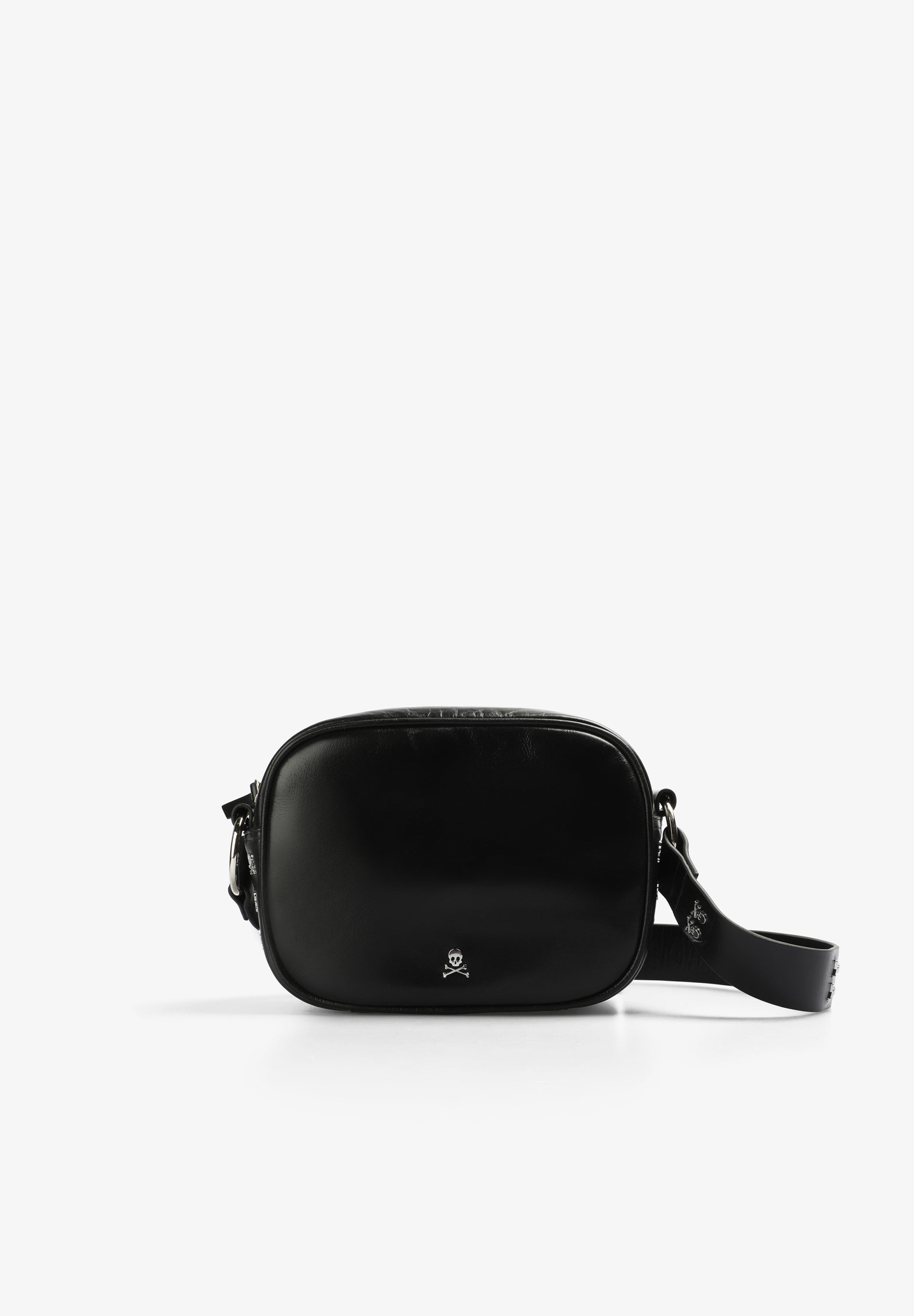 BOLSA A TIRACOLO EM PELE COM SKULL